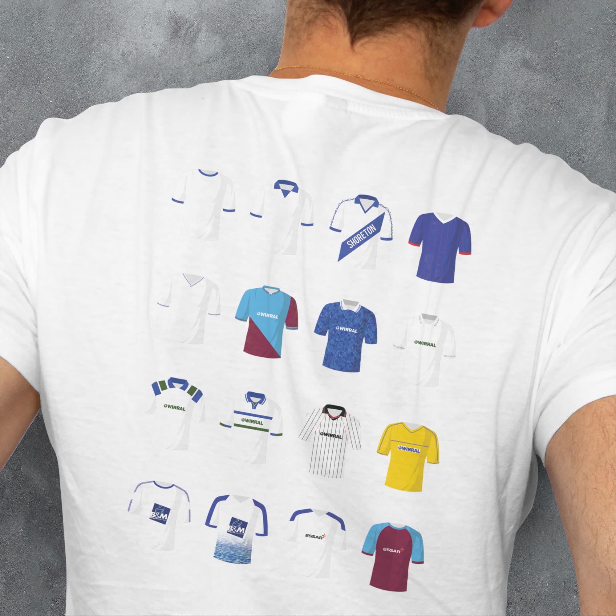Tranmere Classic Kits Football T-Shirt