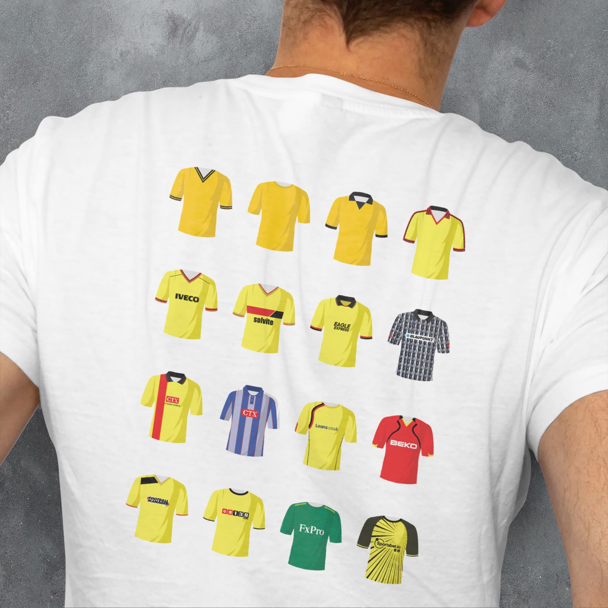 Watford Classic Kits Football T-Shirt
