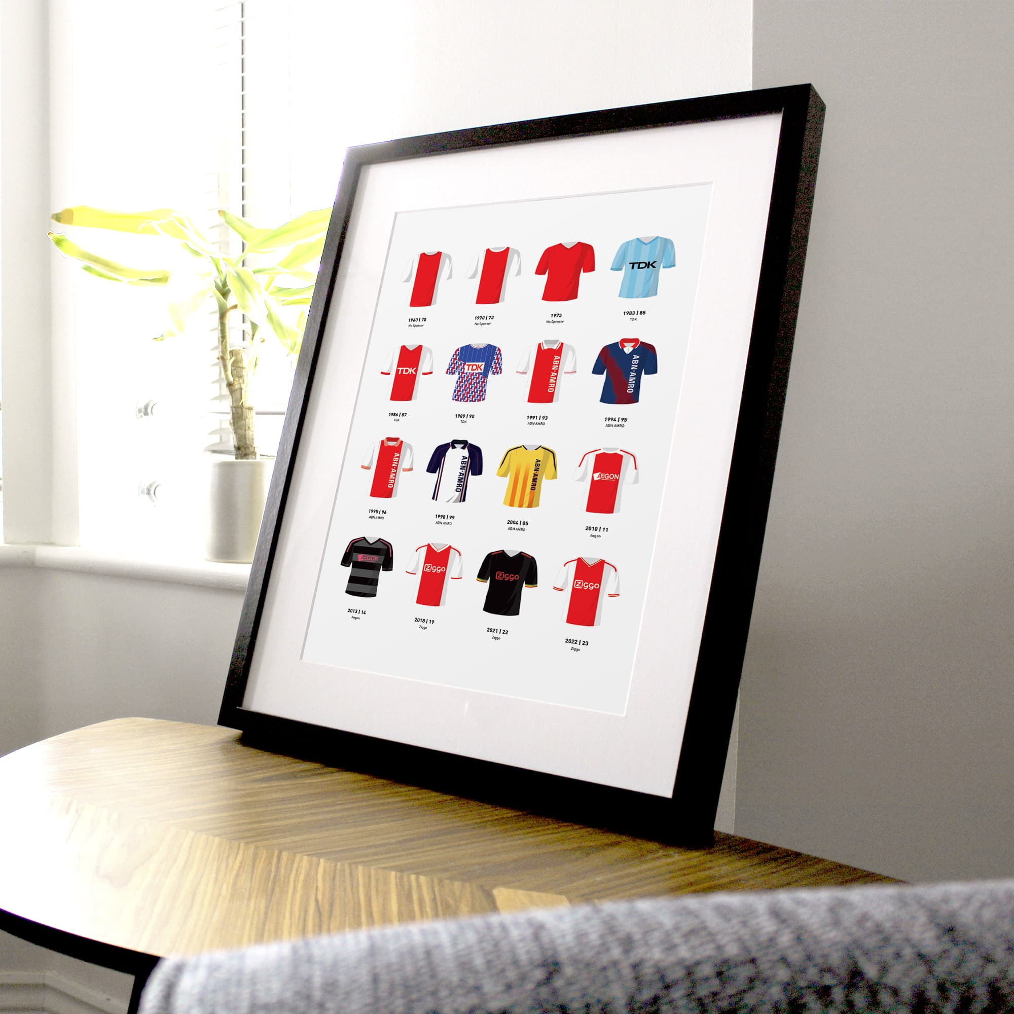 Ajax Classic Kits Football Team Print Good Team On Paper
