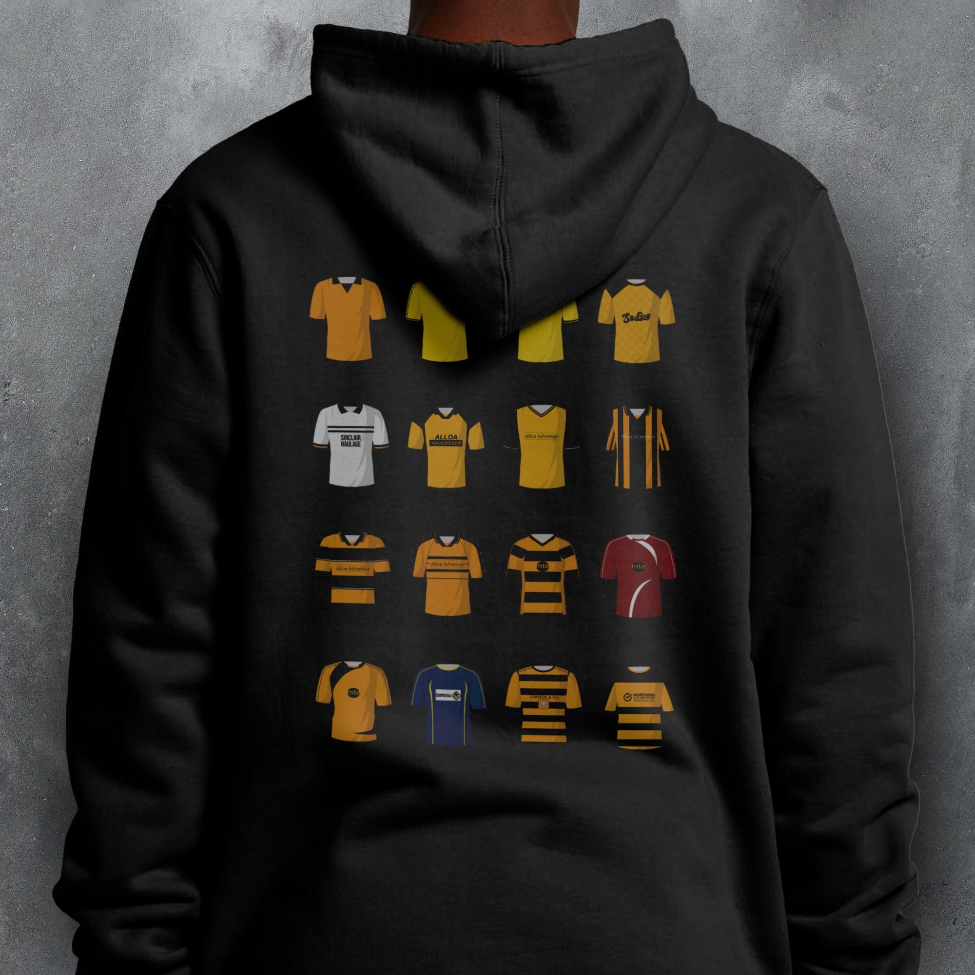 Alloa Classic Kits Football Hoodie Good Team On Paper