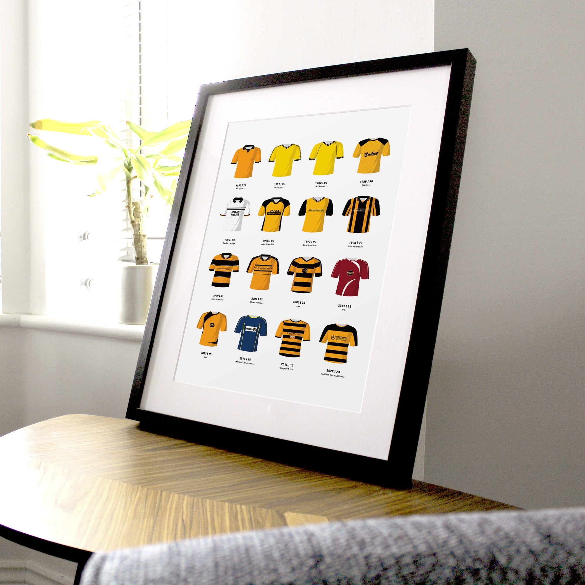 Alloa Classic Kits Football Team Print Good Team On Paper