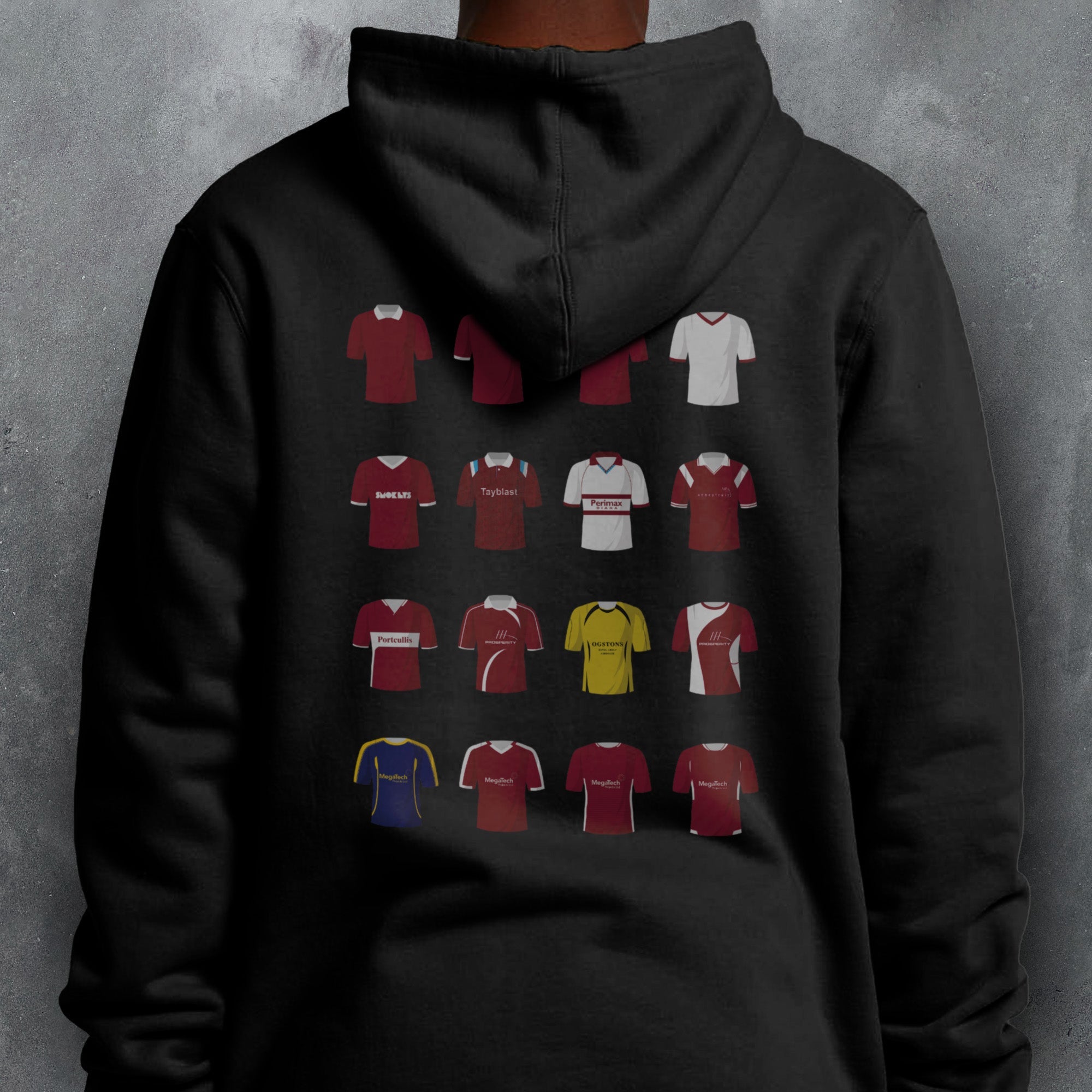 Arbroath Classic Kits Football Hoodie Good Team On Paper