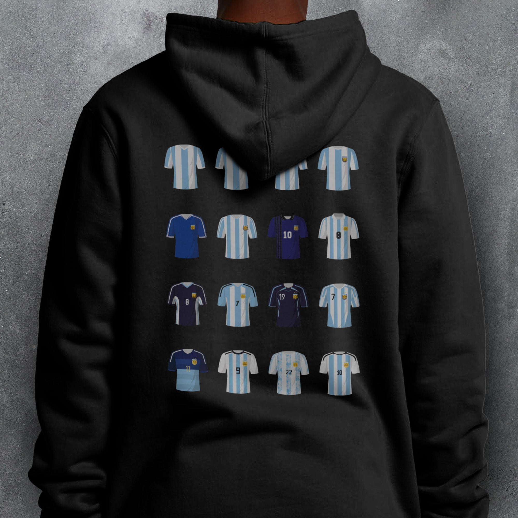 Argentina Classic Kits Football Hoodie Good Team On Paper