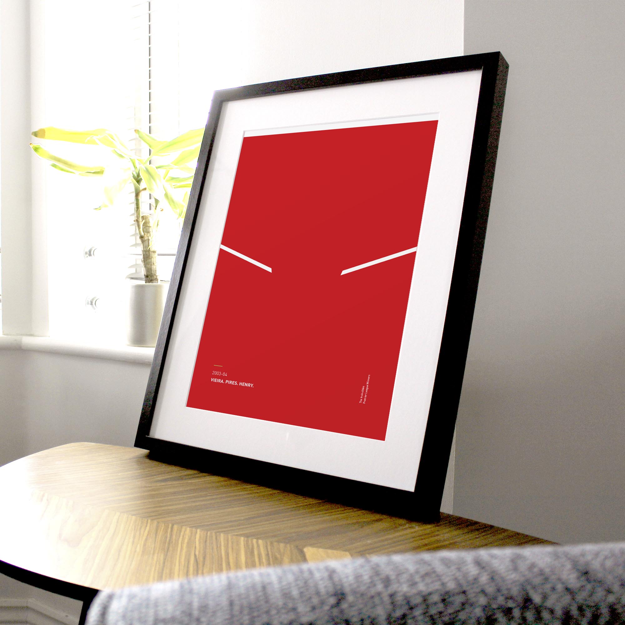 Arsenal 2003-04 'Better Days' Football Print Good Team On Paper