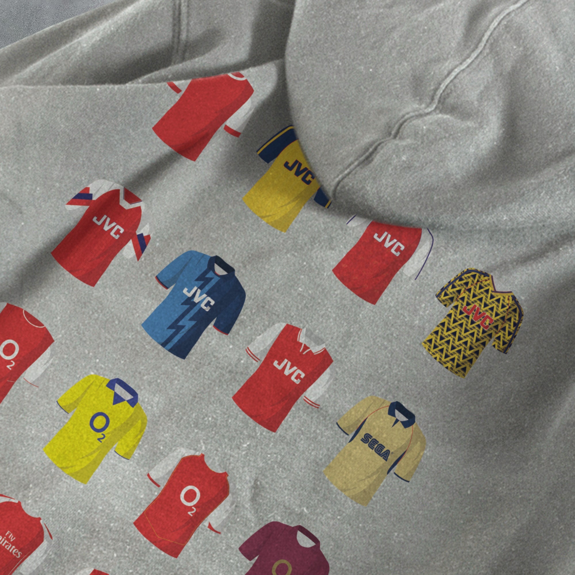 Arsenal Classic Kits Football Hoodie Good Team On Paper