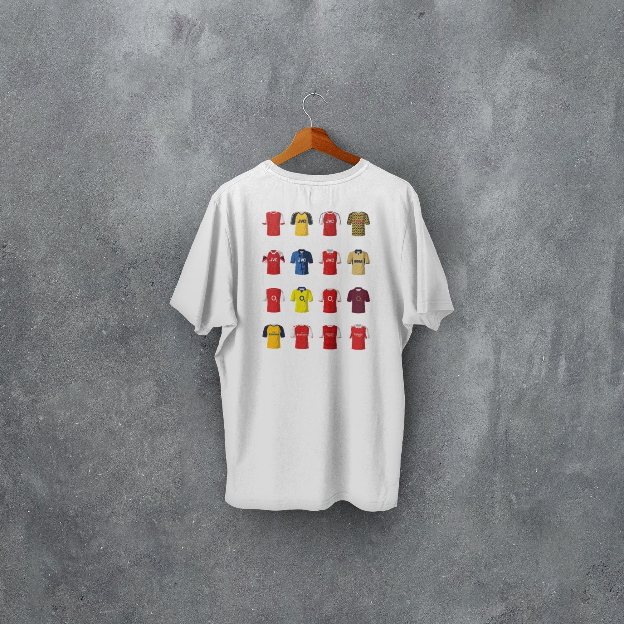 Arsenal Classic Kits Football T-Shirt Good Team On Paper