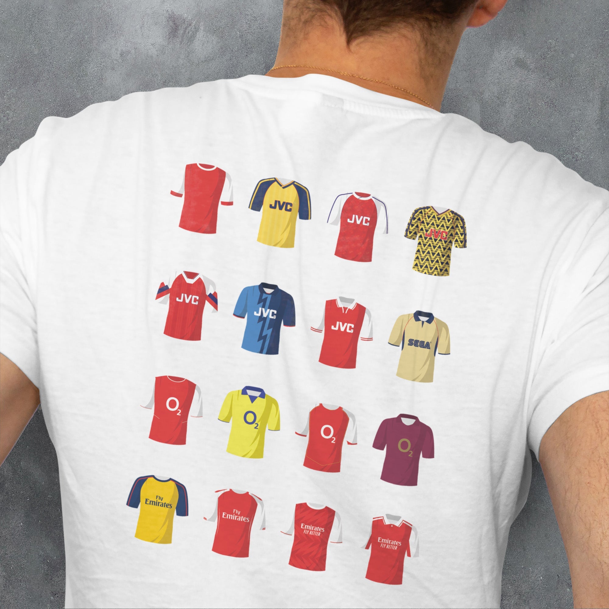 Arsenal Classic Kits Football T-Shirt