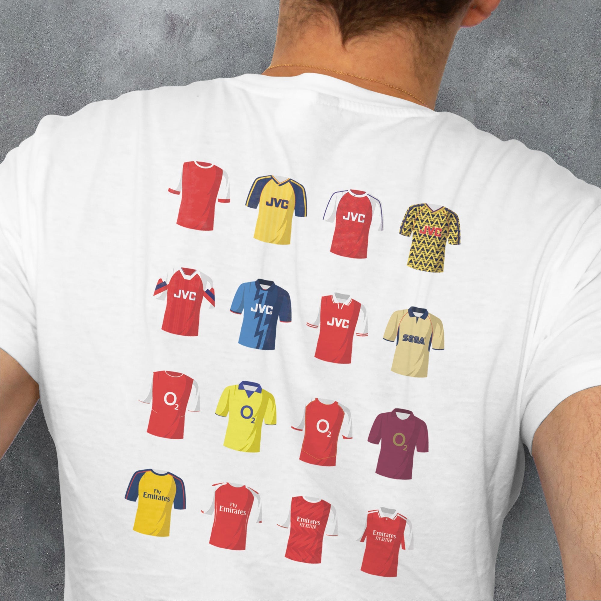 Arsenal Classic Kits Football T-Shirt Good Team On Paper