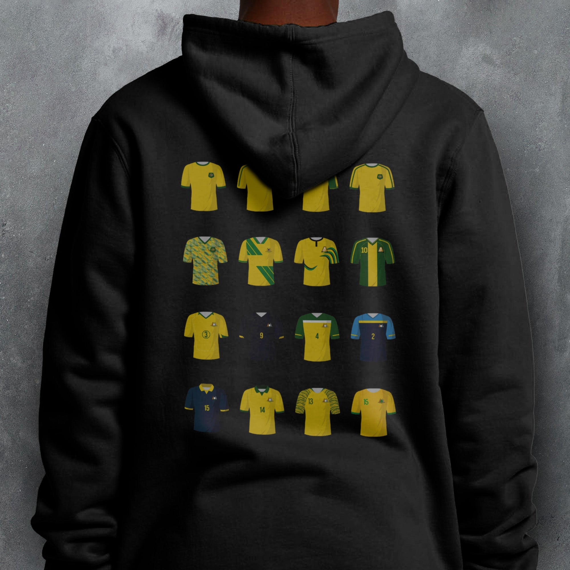 Australia Classic Kits Football Hoodie Good Team On Paper