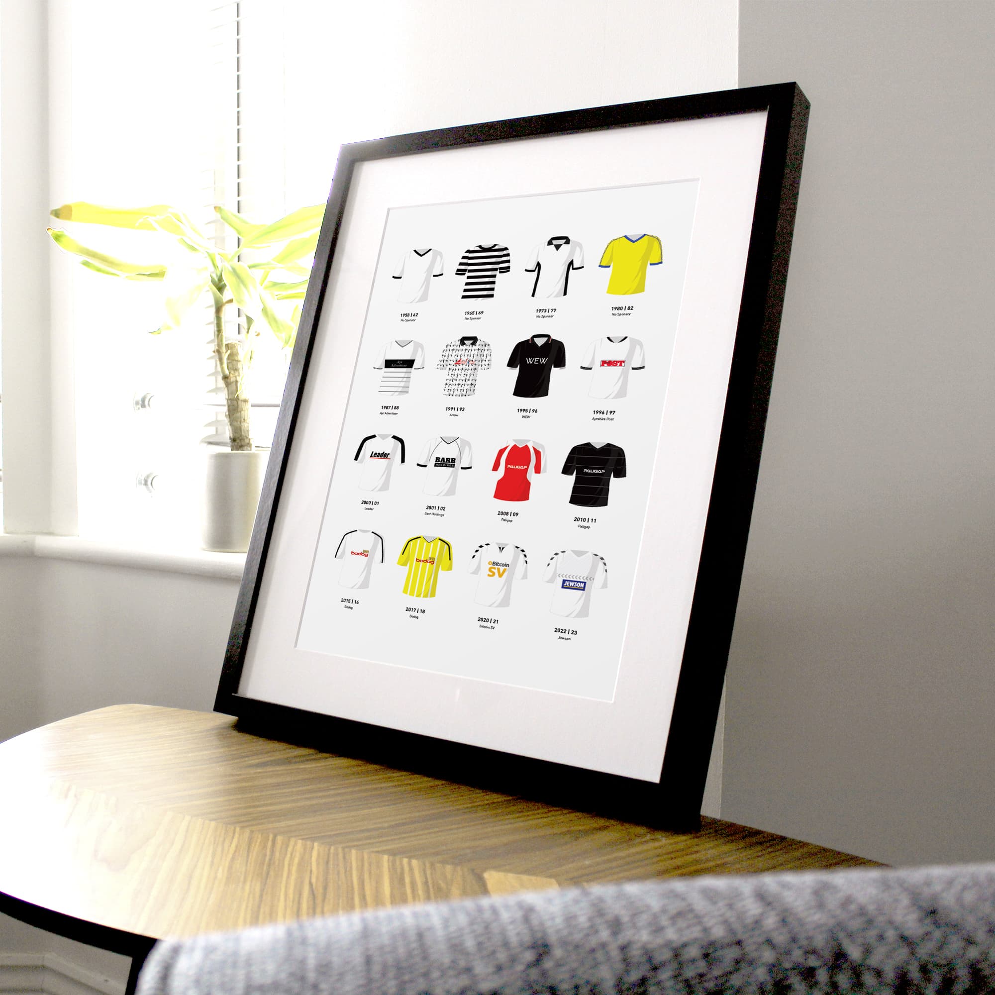 Ayr Classic Kits Football Team Print Good Team On Paper