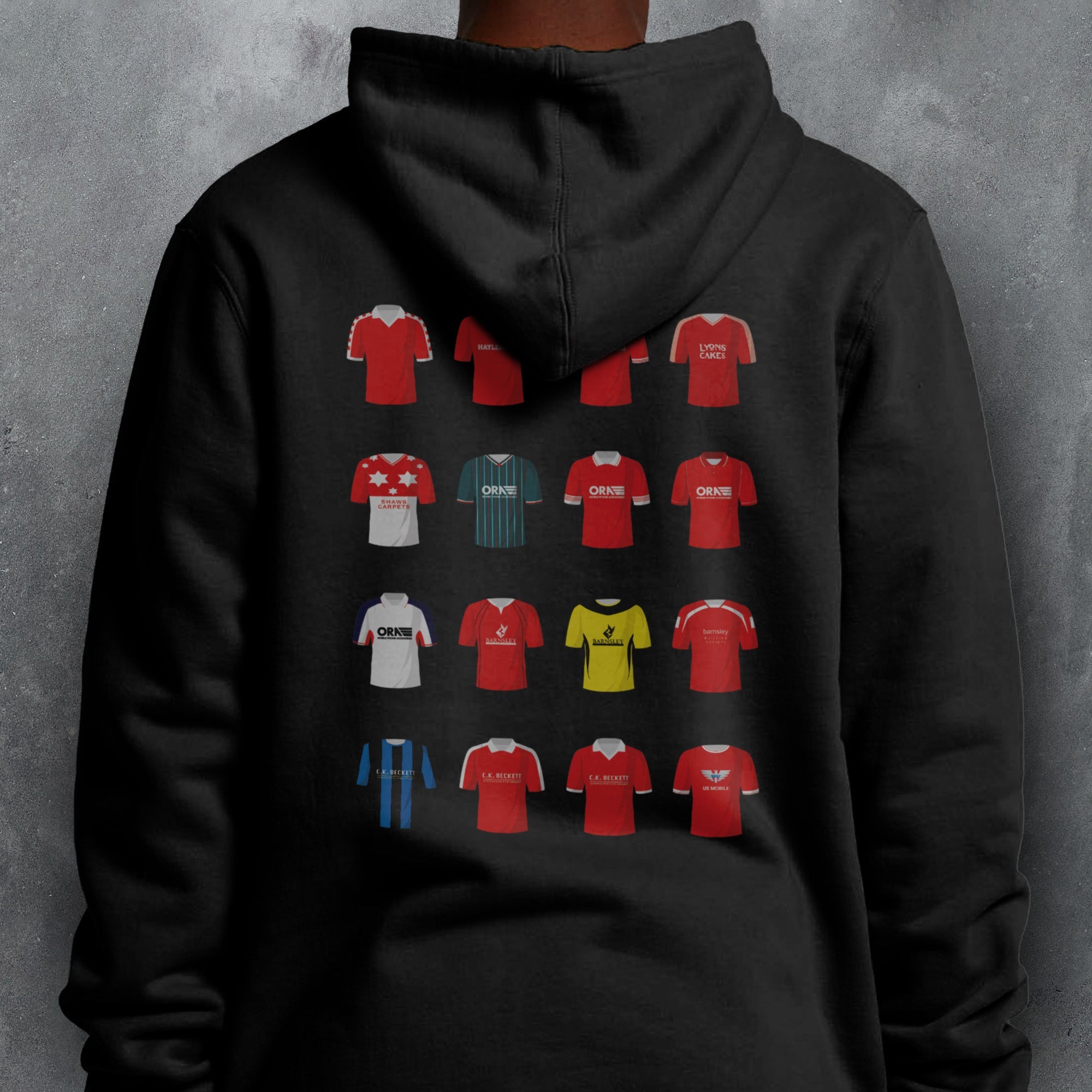 Barnsley Classic Kits Football Hoodie Good Team On Paper