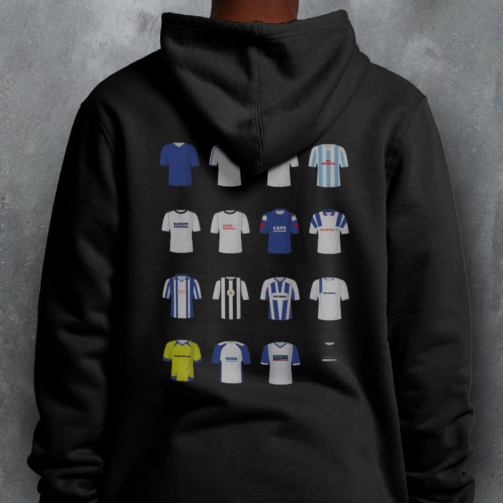 Barrow Classic Kits Football Hoodie Good Team On Paper