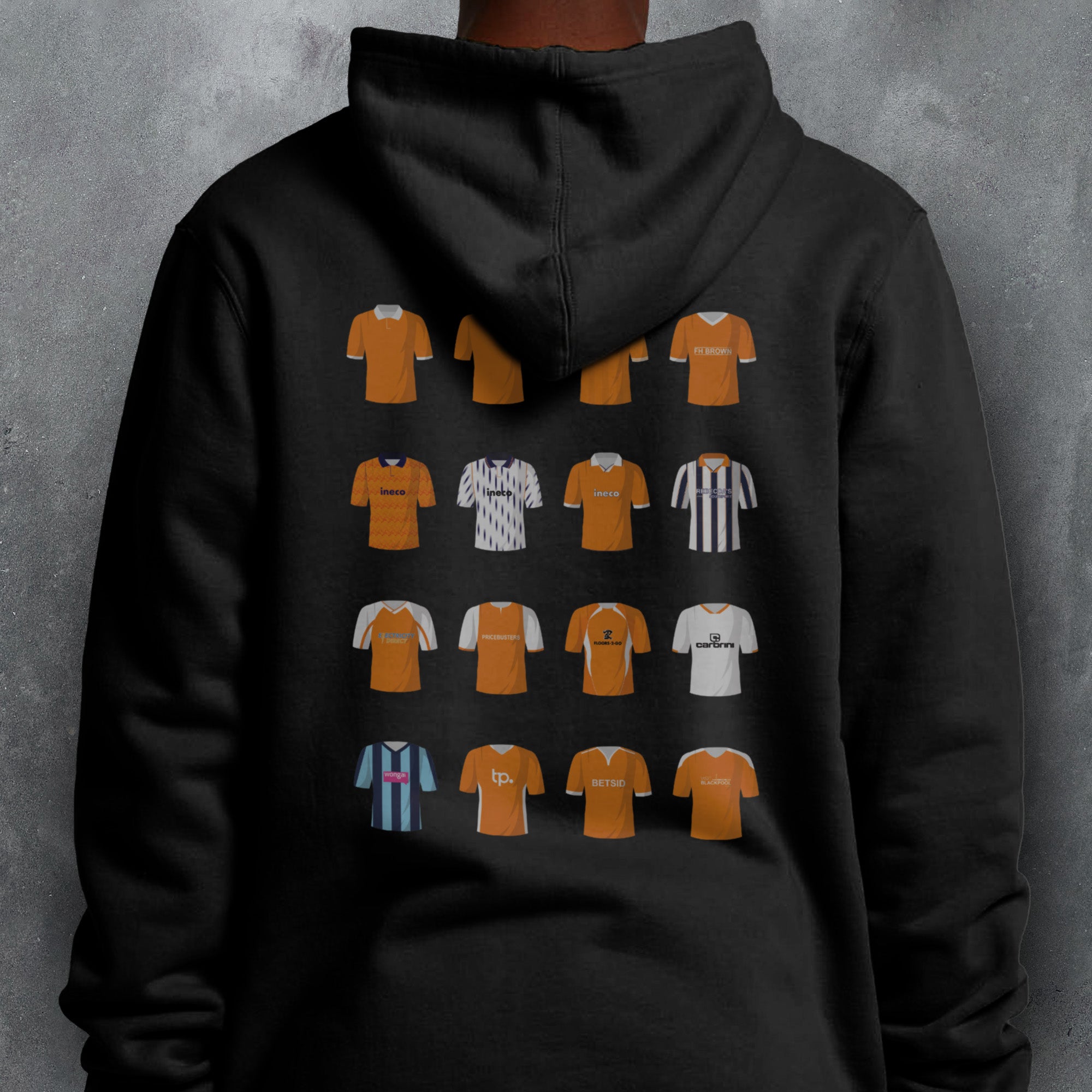 Blackpool Classic Kits Football Hoodie Good Team On Paper