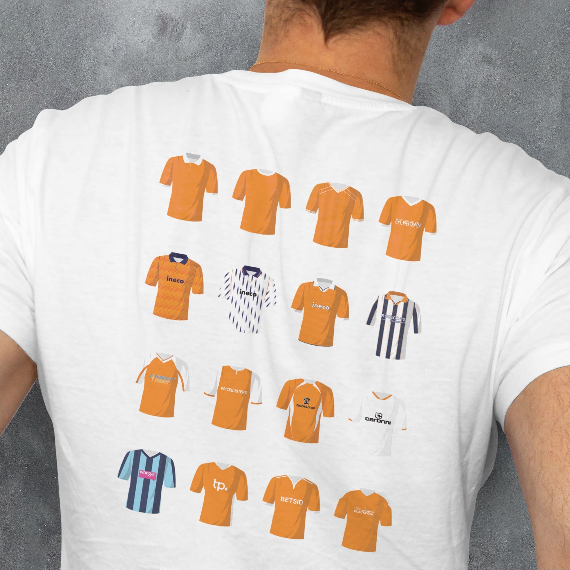 Blackpool Classic Kits Football T-Shirt