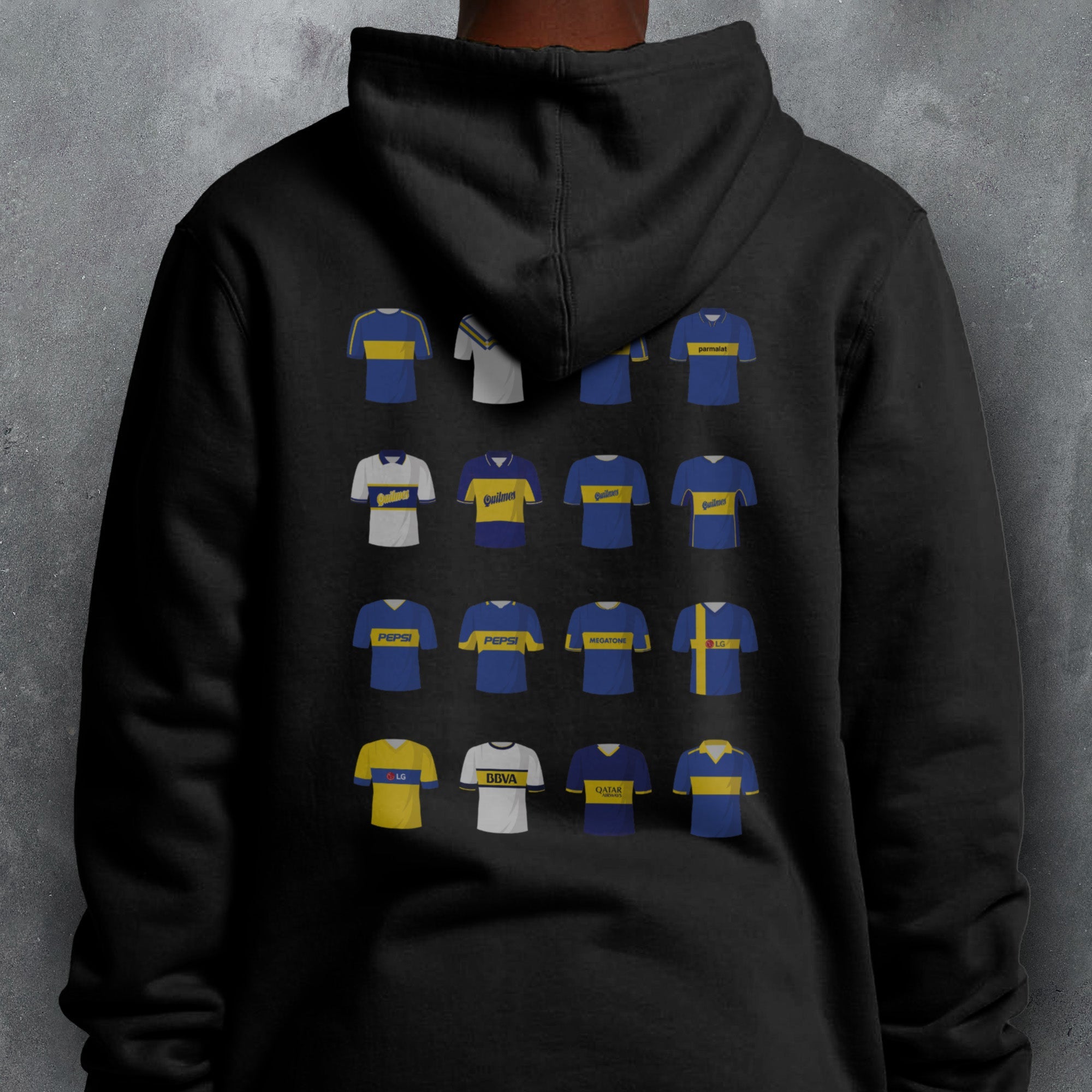 Boca Classic Kits Football Hoodie Good Team On Paper