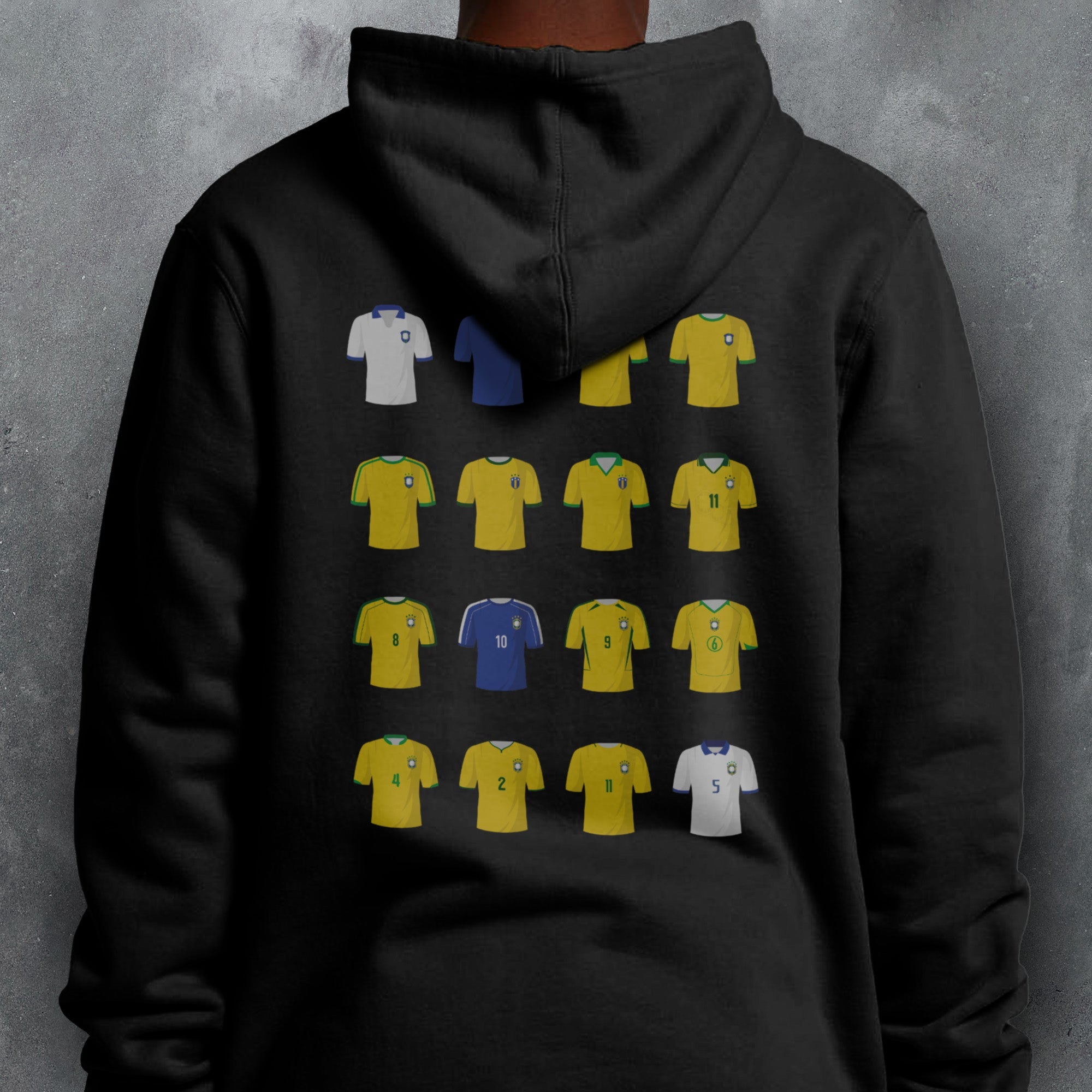 Brazil Classic Kits Football Hoodie Good Team On Paper