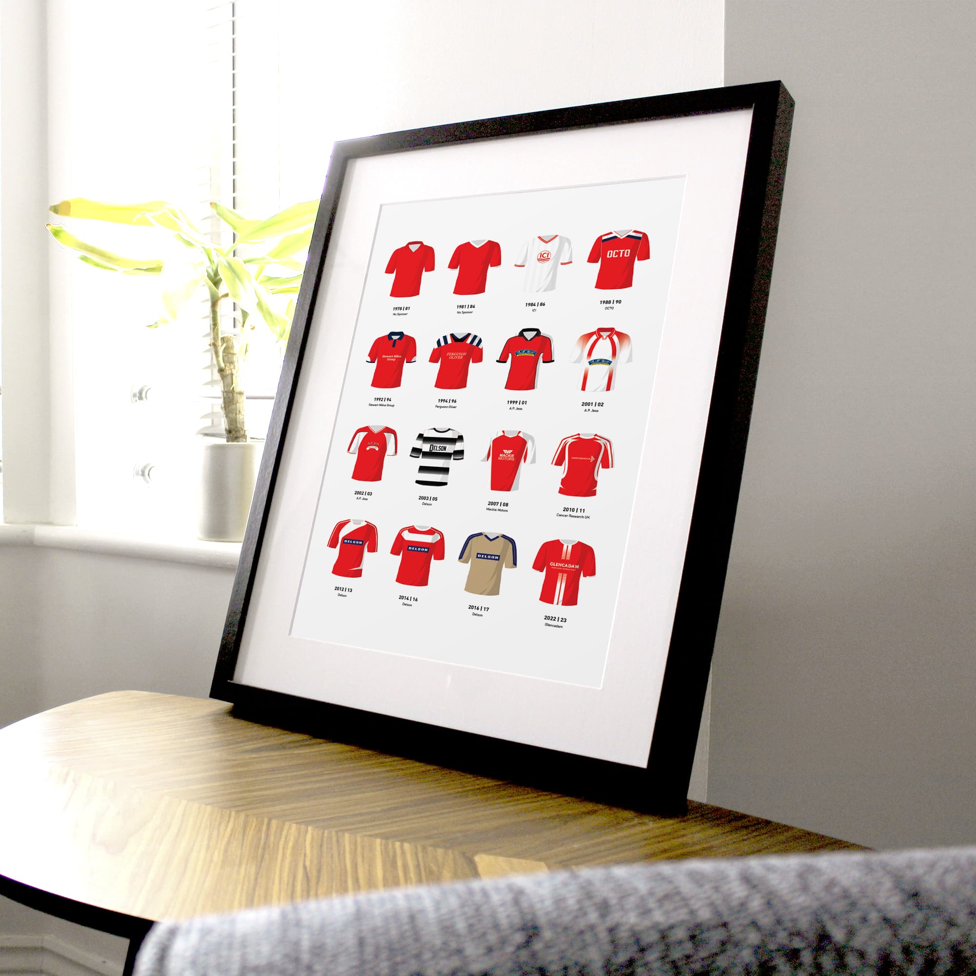 Brechin Classic Kits Football Team Print Good Team On Paper