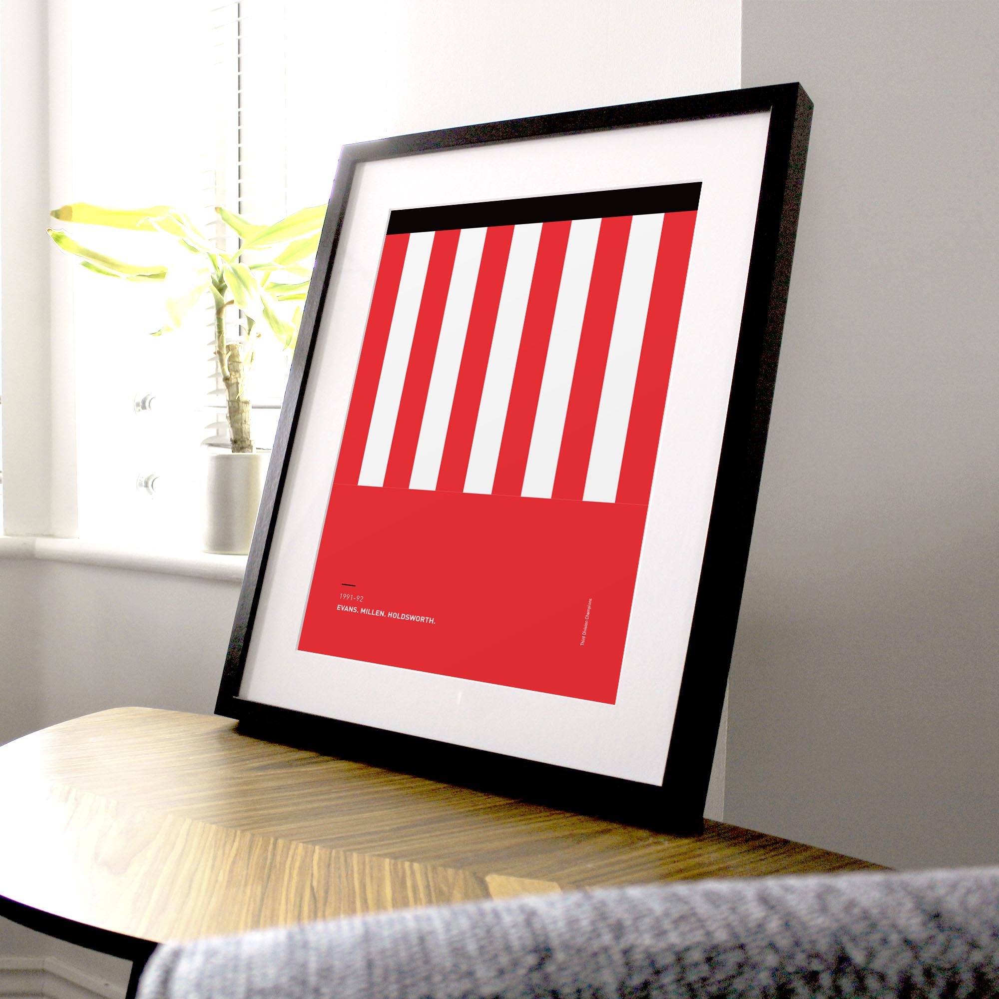 Brentford 1991-92 'Better Days' Football Print Good Team On Paper