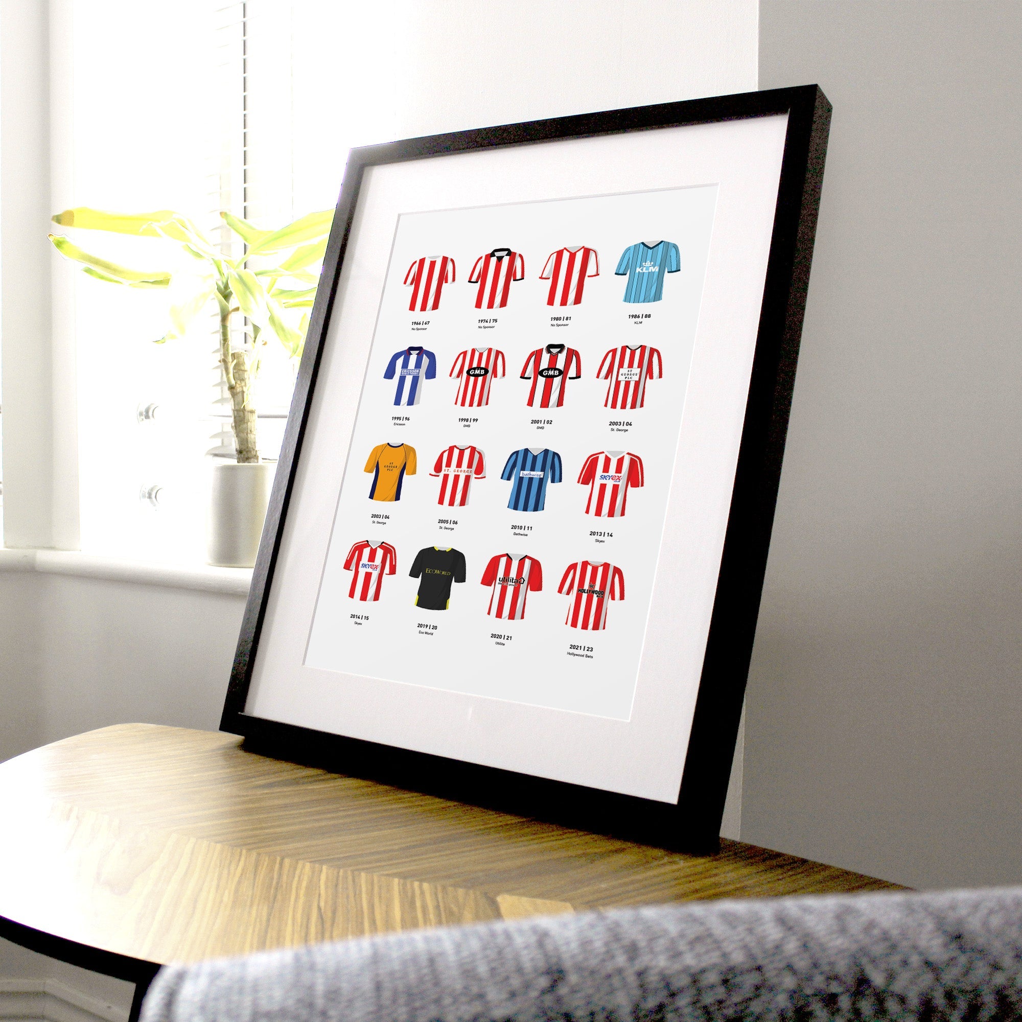 Brentford Classic Kits Football Team Print Good Team On Paper