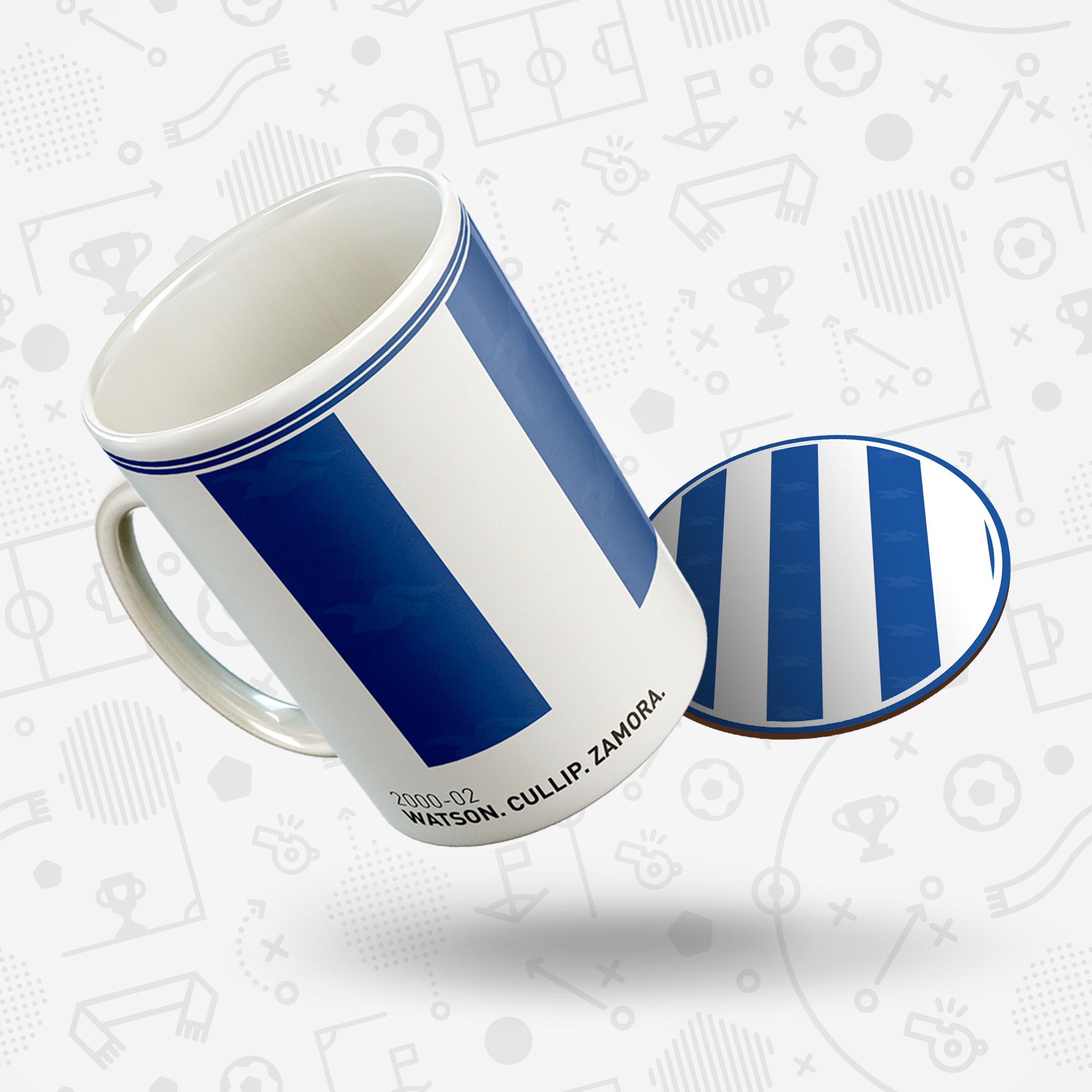 Brighton 2000-02 'Better Days' Football Kit Mug Good Team On Paper