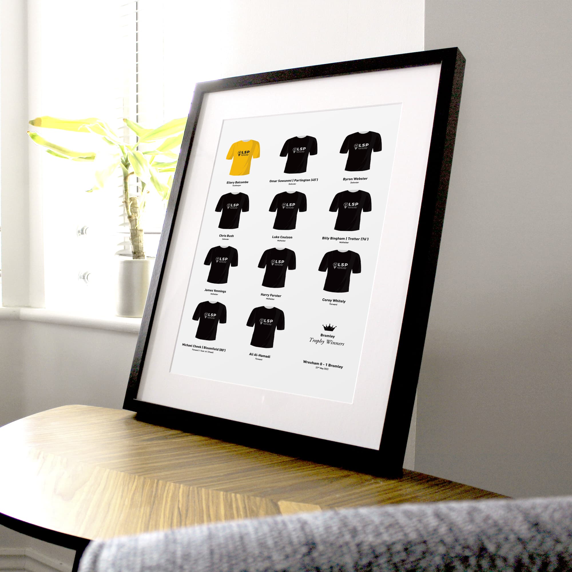 Bromley 2022 Trophy Winners Football Team Print Good Team On Paper