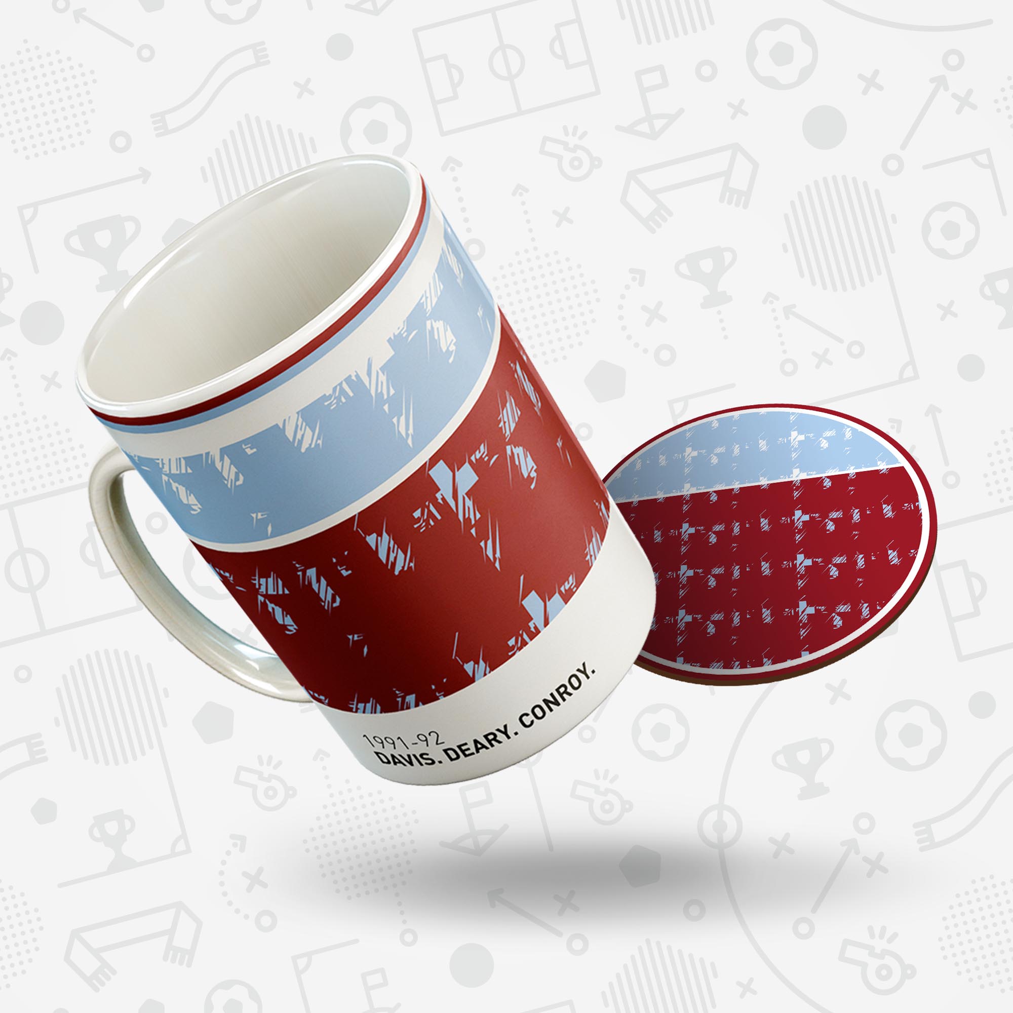 Burnley 1991-92 'Better Days' Football Kit Mug Good Team On Paper