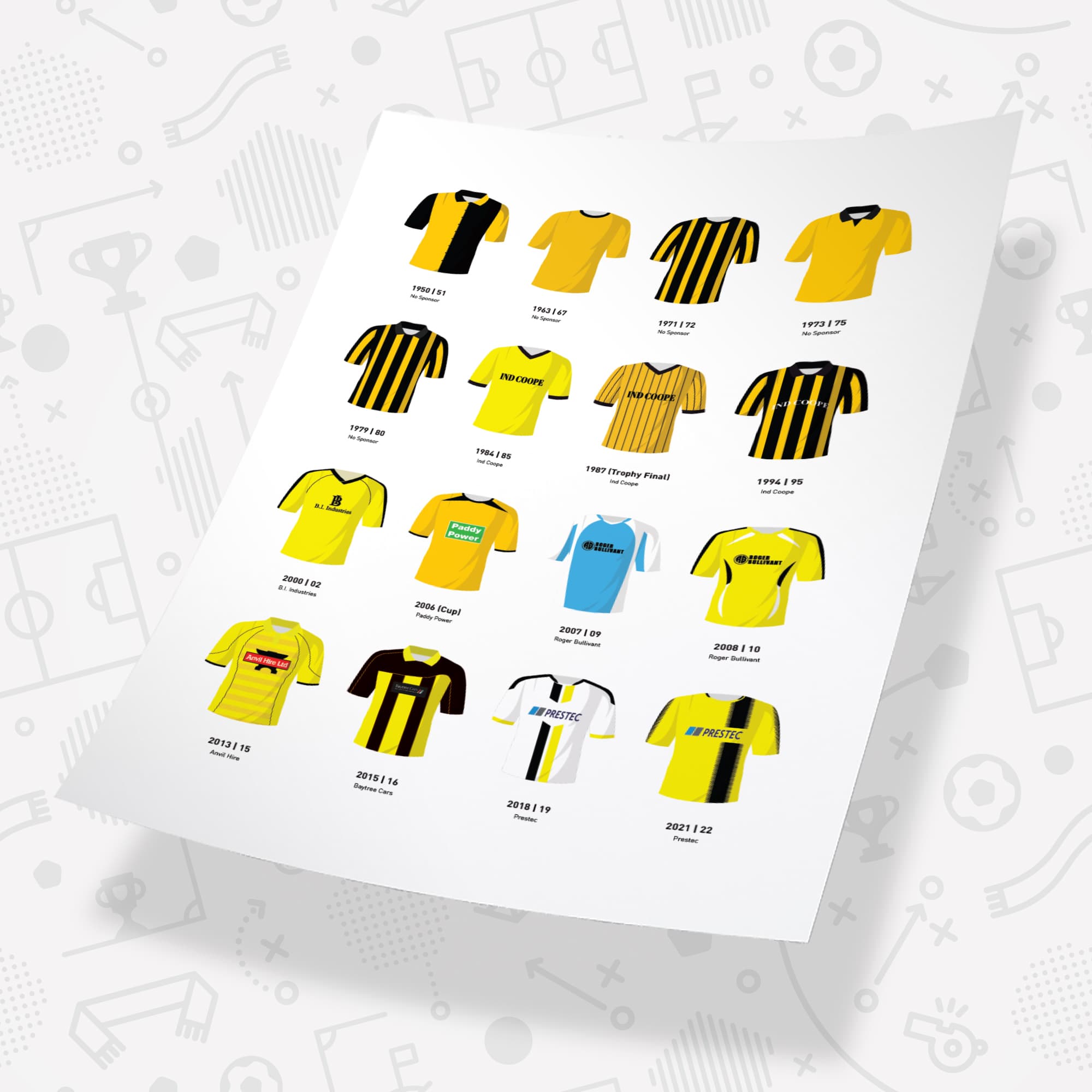 Burton Classic Kits Football Team Print Good Team On Paper