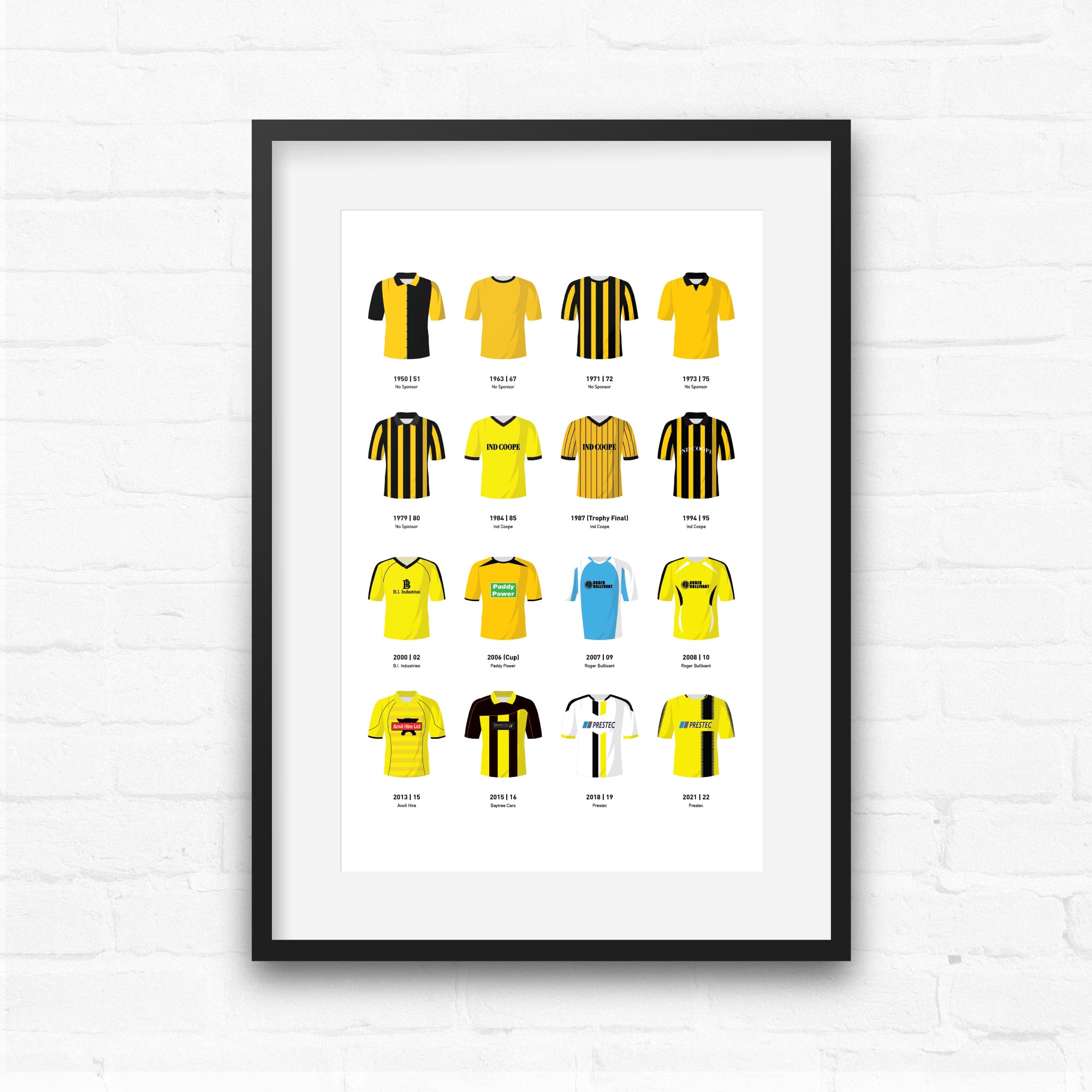 Burton Classic Kits Football Team Print Good Team On Paper