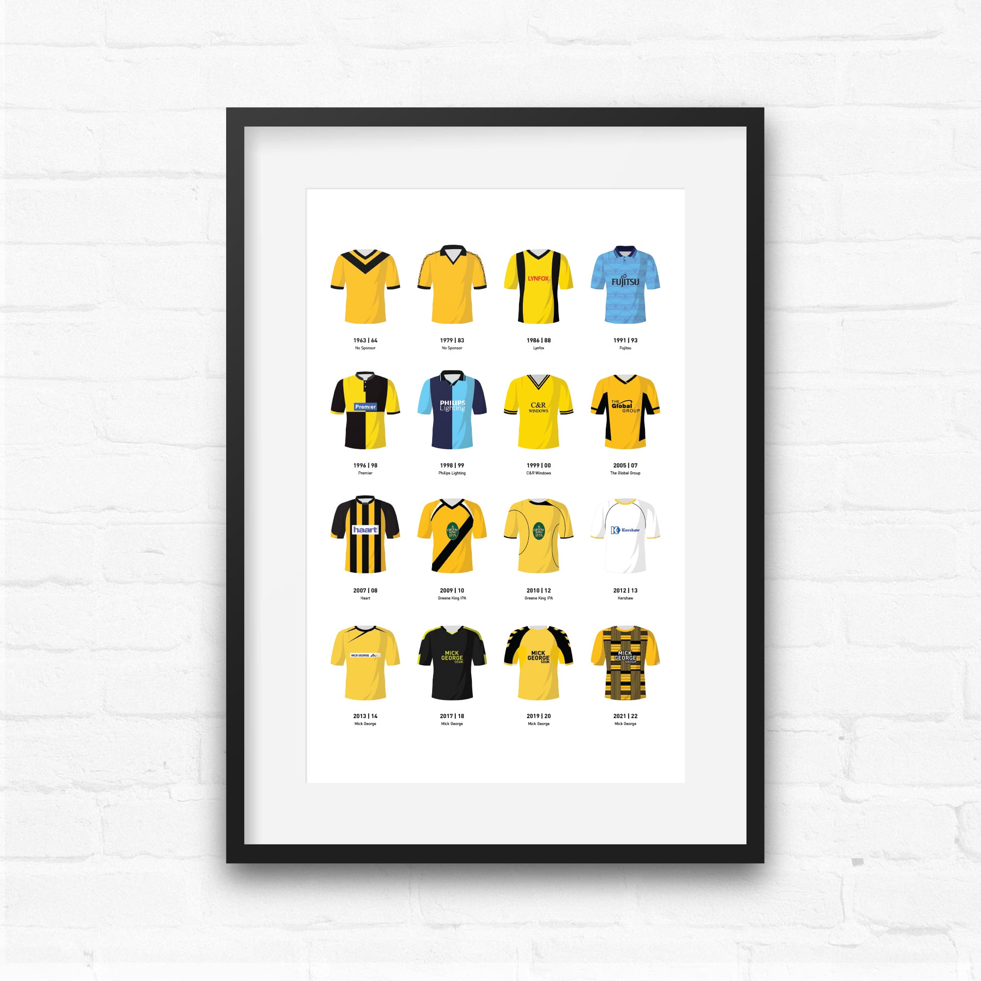 Cambridge Classic Kits Football Team Print Good Team On Paper