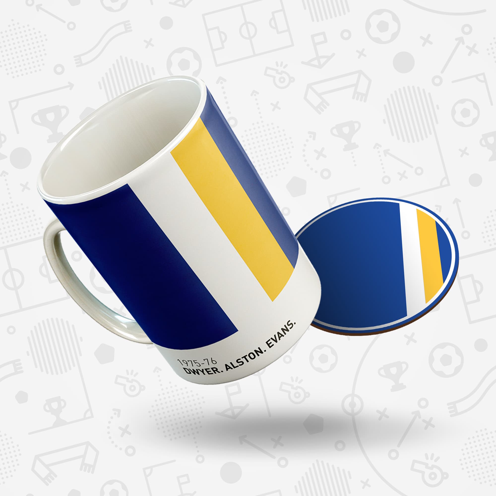 Cardiff 1975-76 'Better Days' Football Kit Mug Good Team On Paper