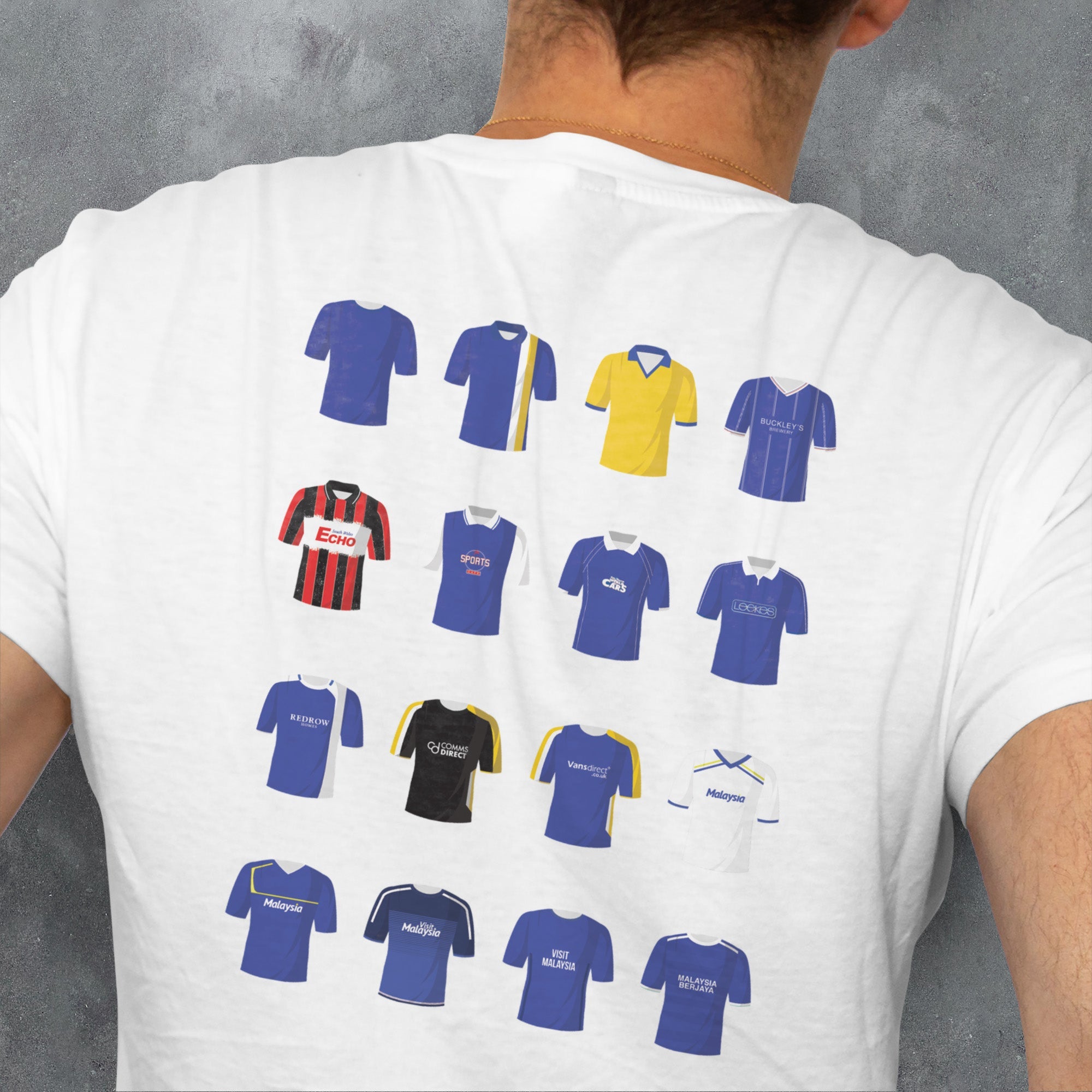 Cardiff Classic Kits Football T-Shirt