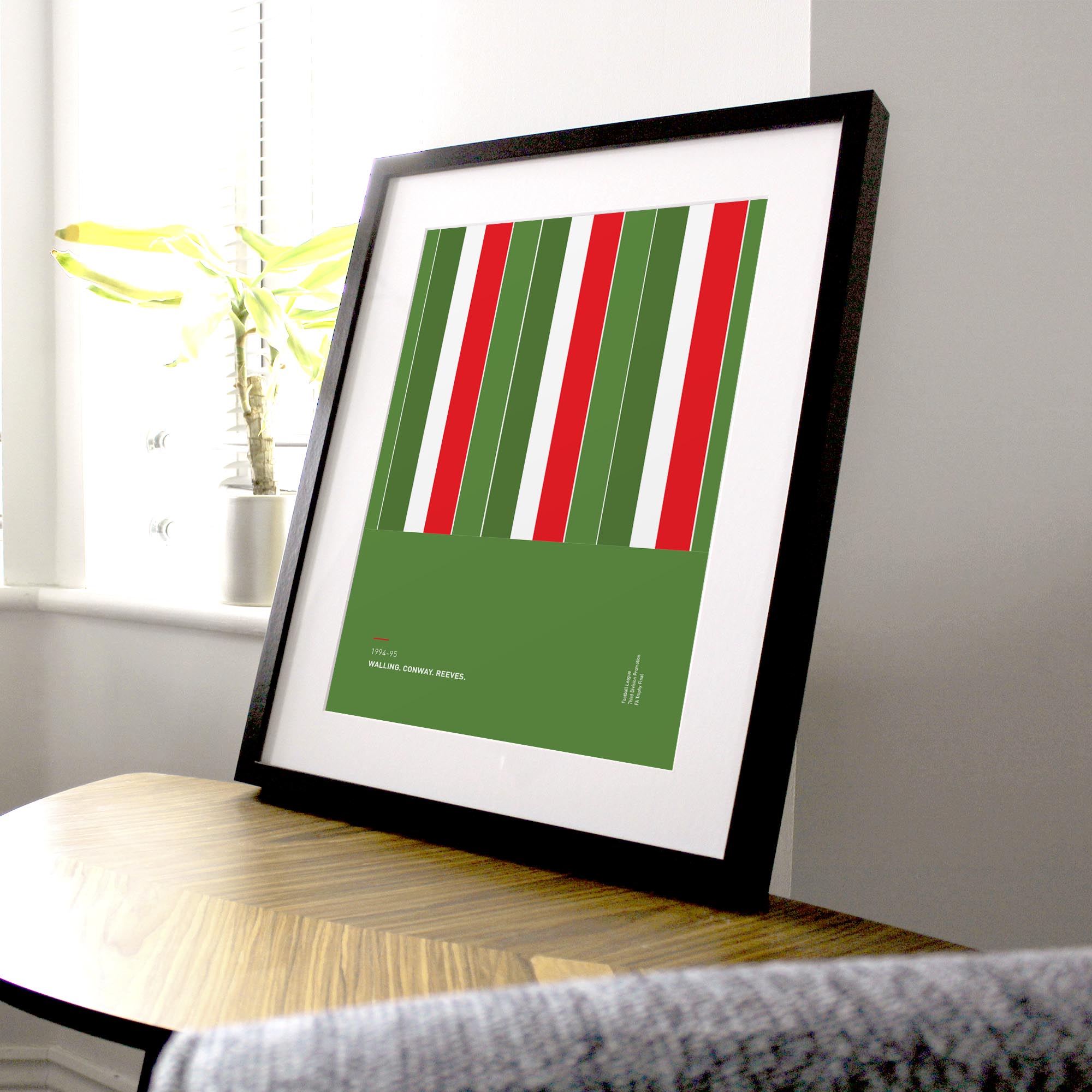 Carlisle 1994-95 'Better Days' Football Print Good Team On Paper