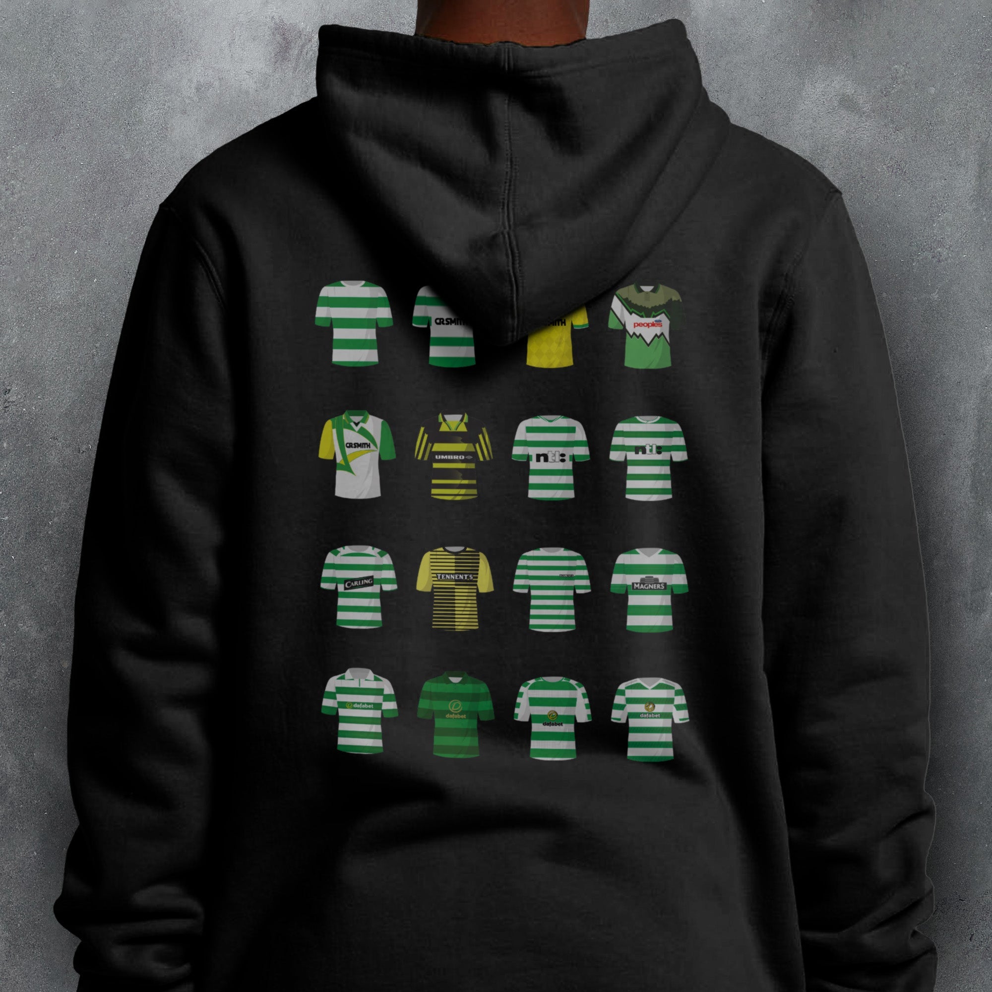 Celtic Classic Kits Football Hoodie Good Team On Paper