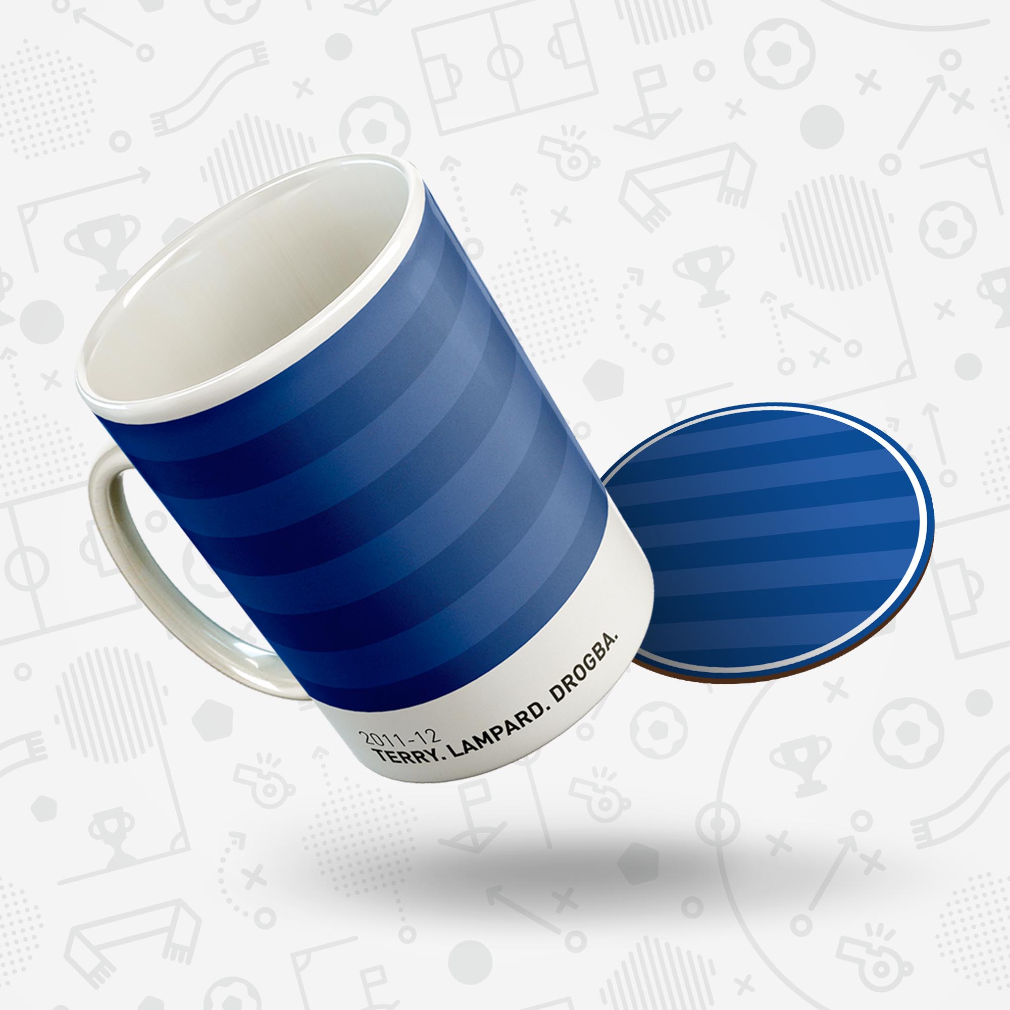 Chelsea 2011-12 'Better Days' Football Kit Mug Good Team On Paper