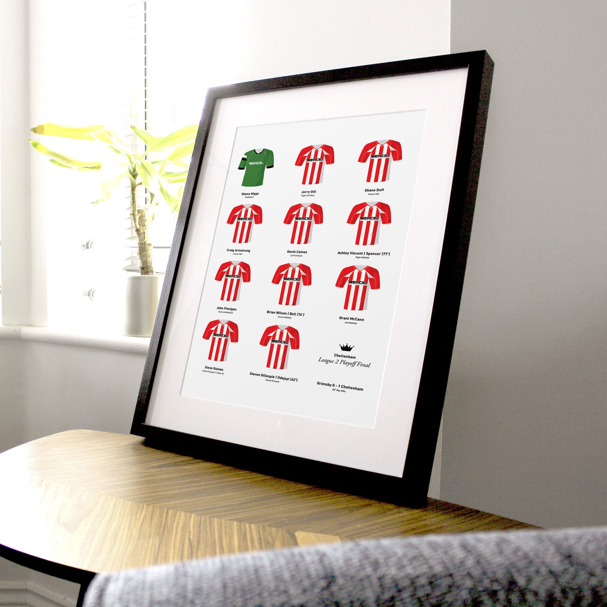 Cheltenham 2006 League 2 Playoff Winners Football Team Print Good Team On Paper