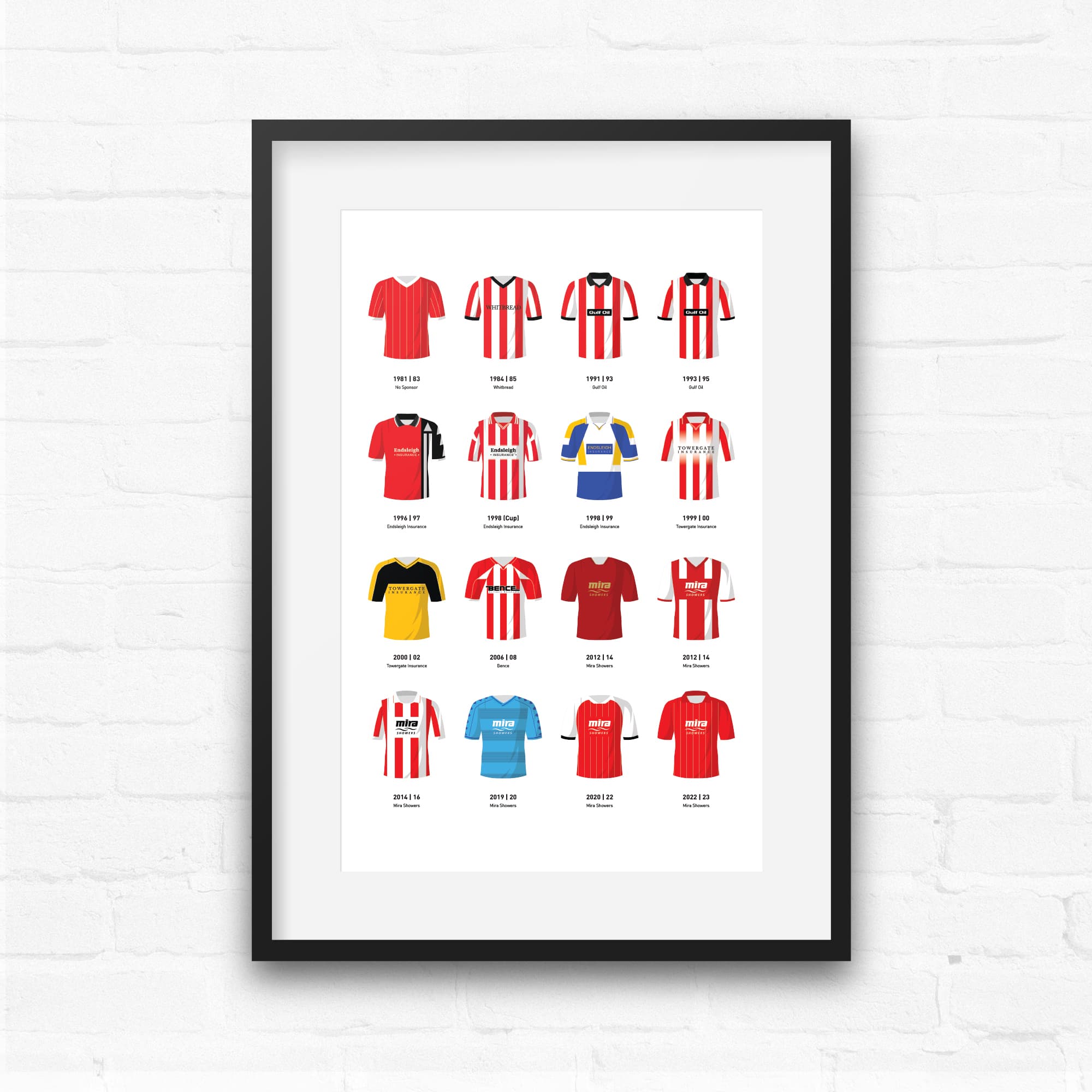 Cheltenham Classic Kits Football Team Print Good Team On Paper