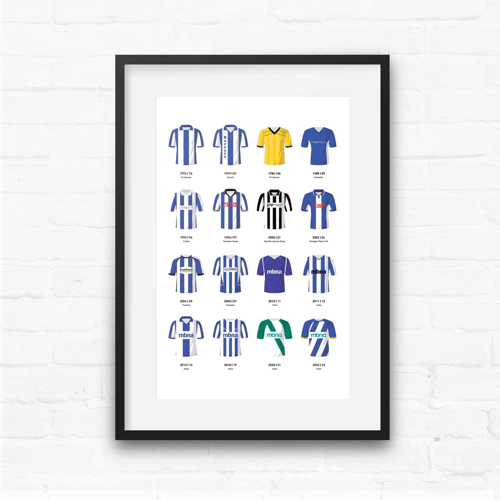Chester Classic Kits Football Team Print Good Team On Paper