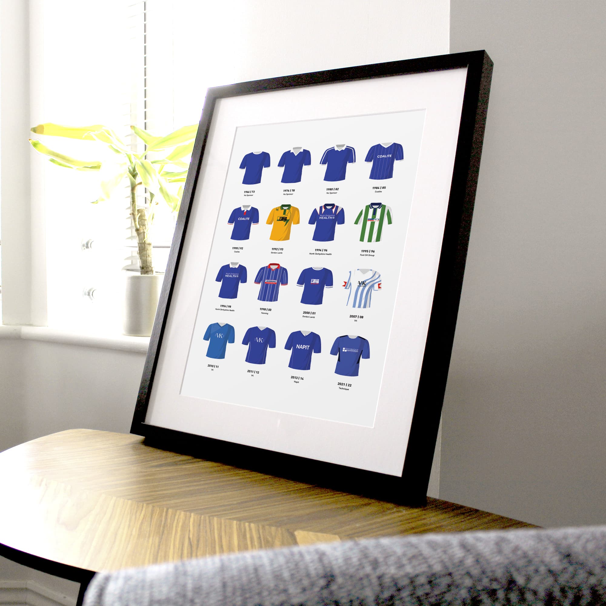 Chesterfield Classic Kits Football Team Print Good Team On Paper