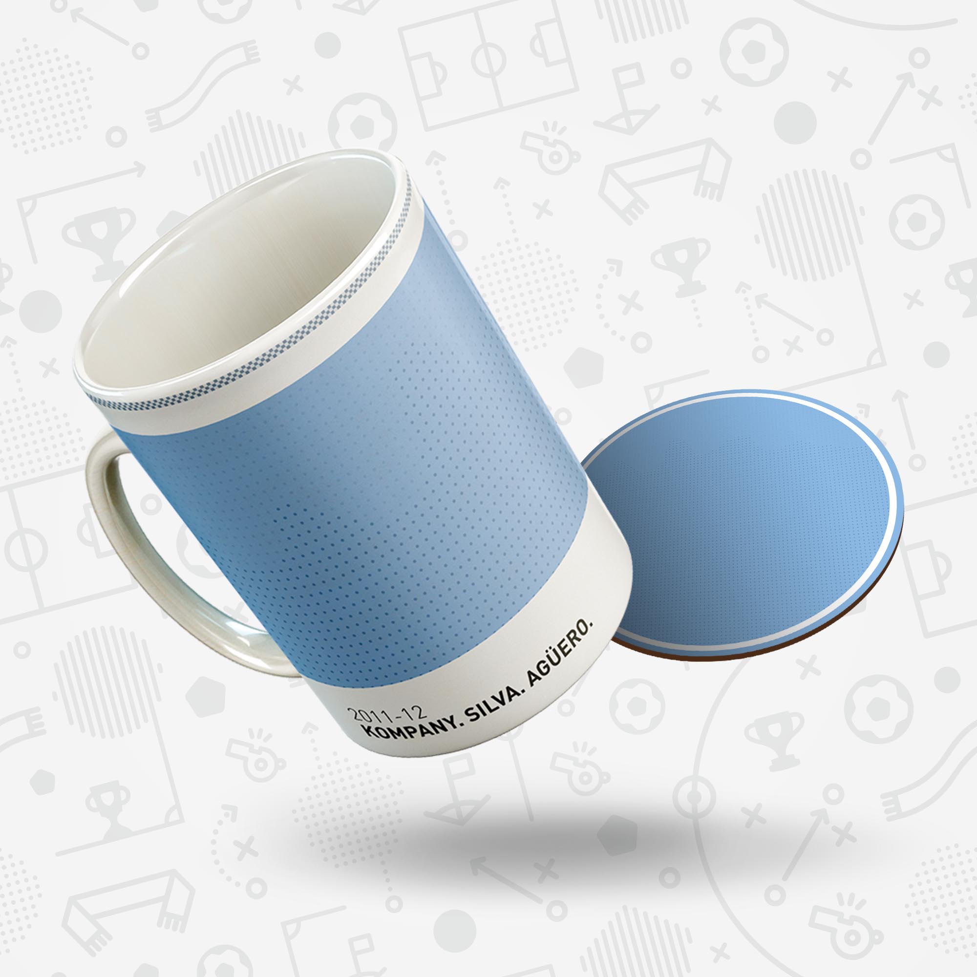 City 2011-12 'Better Days' Football Kit Mug Good Team On Paper