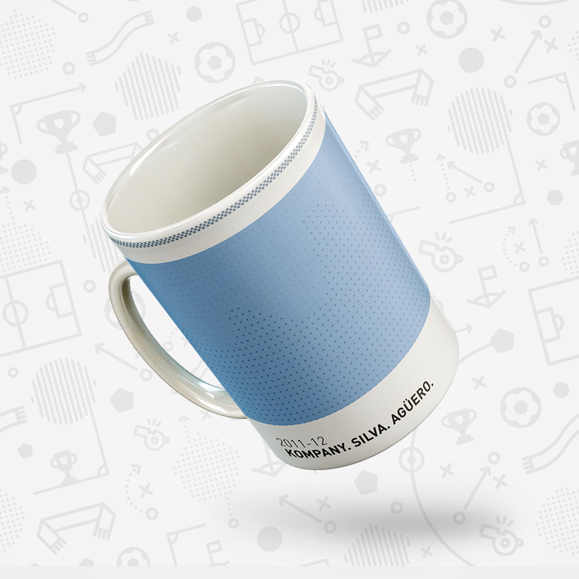 City 2011-12 'Better Days' Football Kit Mug Good Team On Paper