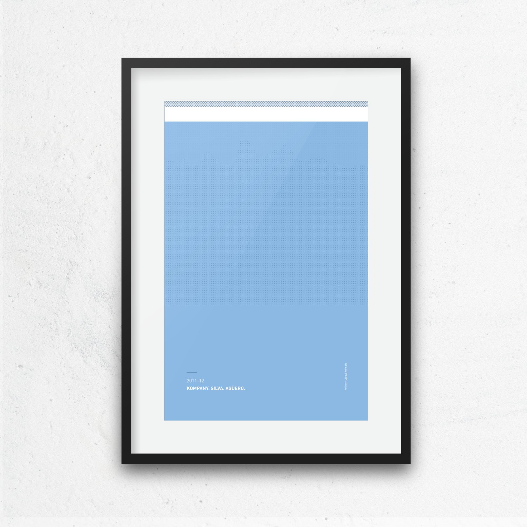 City 2011-12 'Better Days' Football Print Good Team On Paper