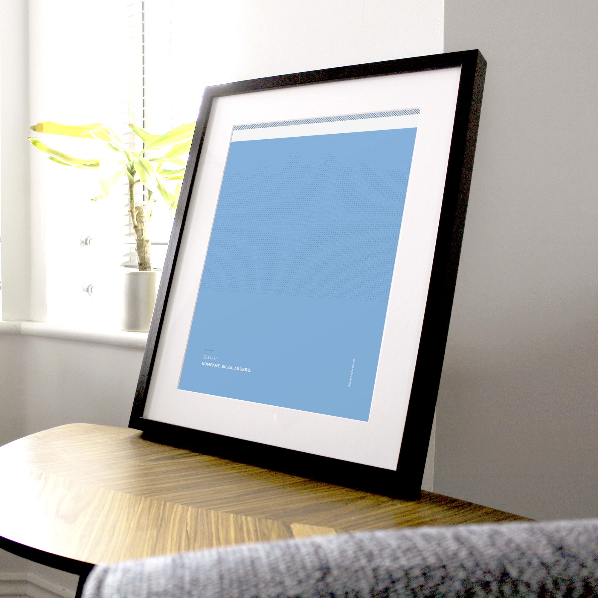 City 2011-12 'Better Days' Football Print Good Team On Paper