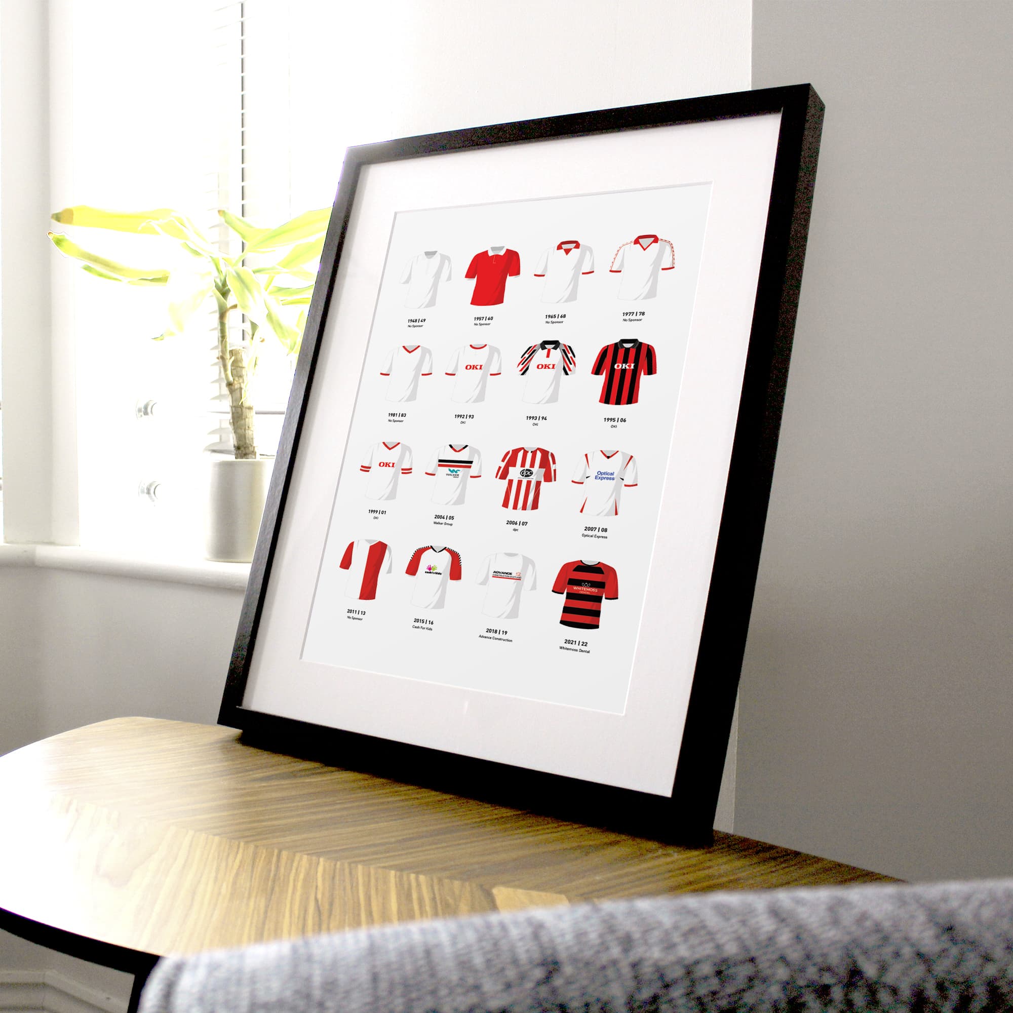 Clyde Classic Kits Football Team Print Good Team On Paper