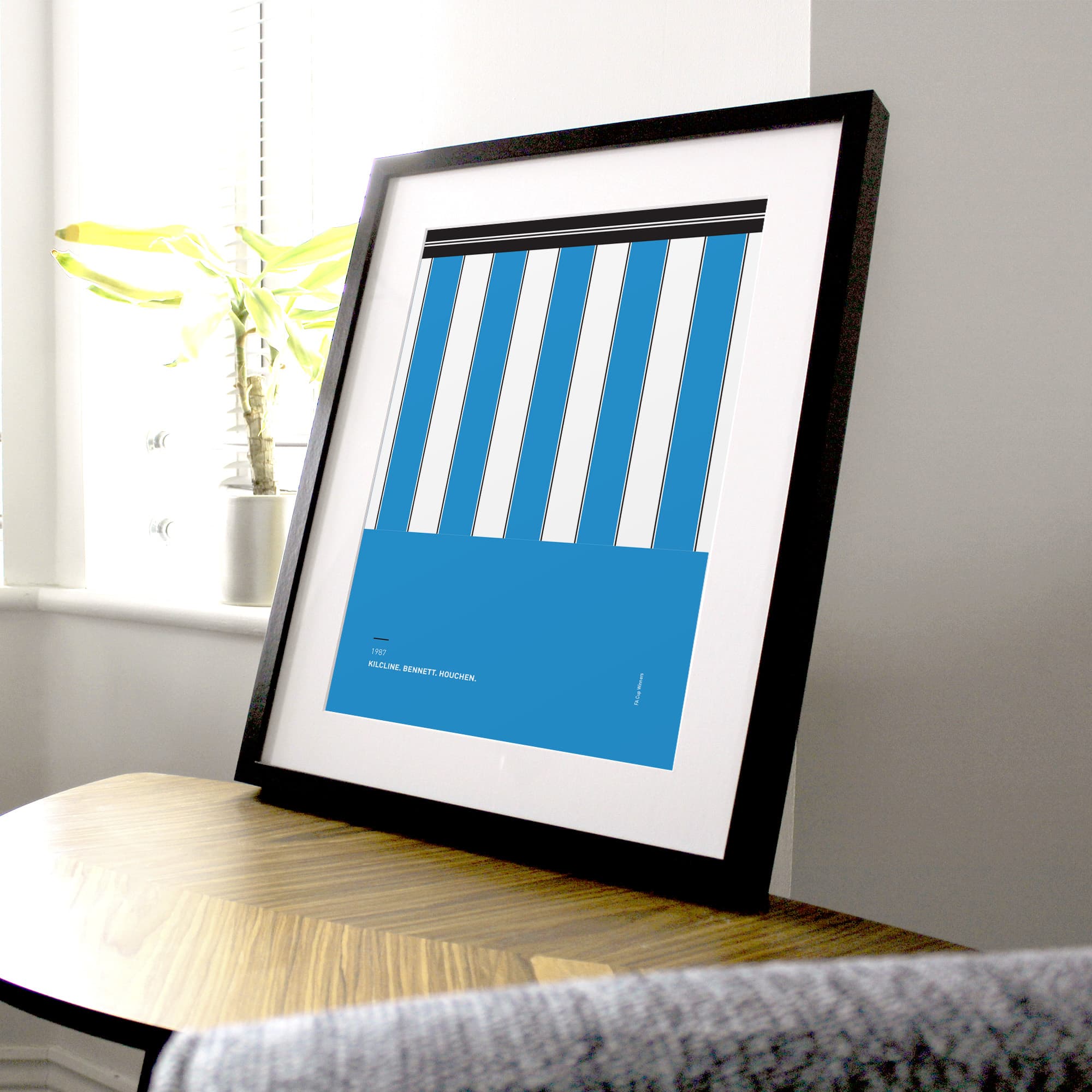 Coventry 1987 'Better Days' Football Print Good Team On Paper