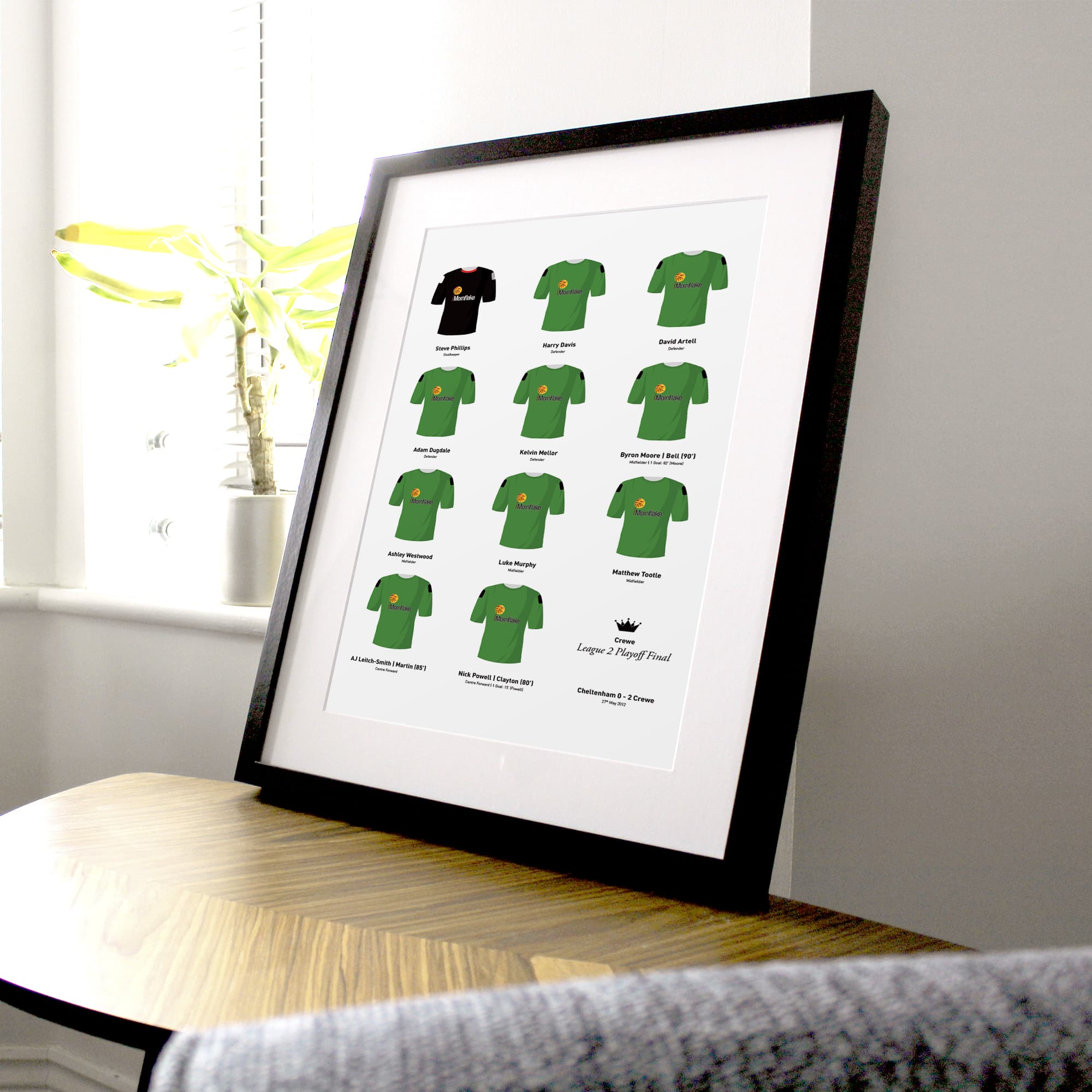 Crewe 2012 League 2 Playoff Winners Football Team Print Good Team On Paper