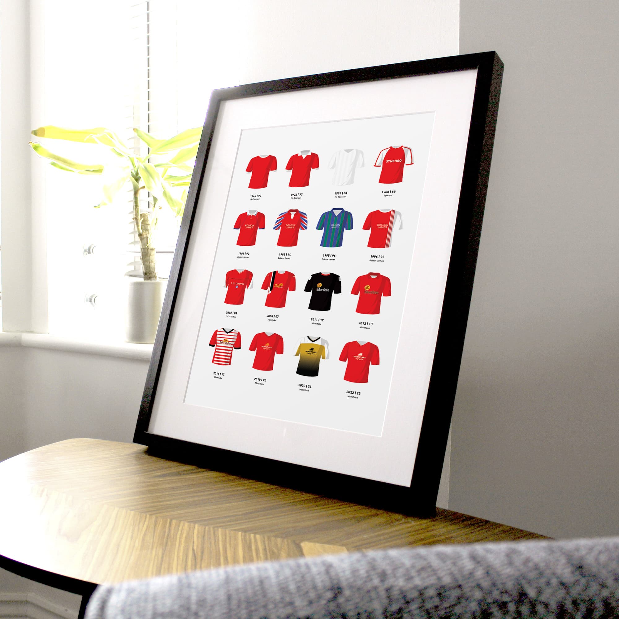 Crewe Classic Kits Football Team Print Good Team On Paper