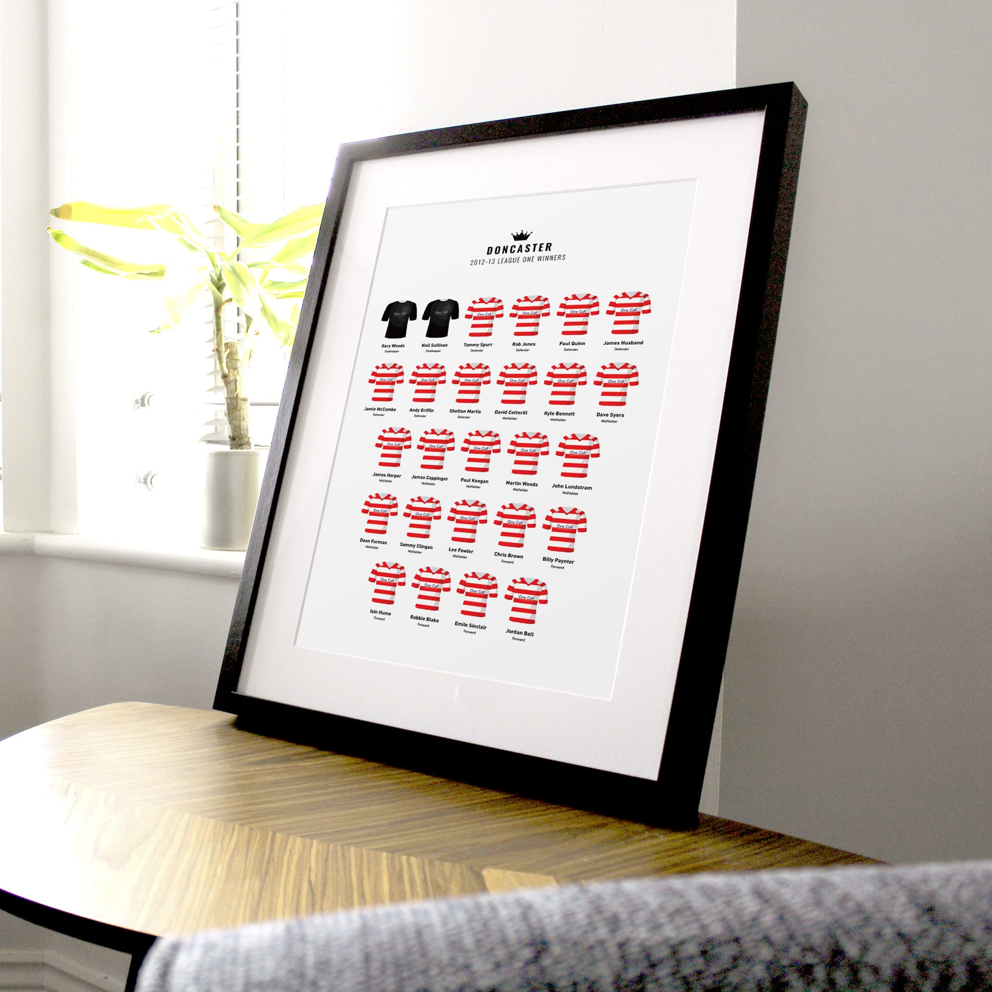 Doncaster 2013 League 1 Winners Football Team Print Good Team On Paper