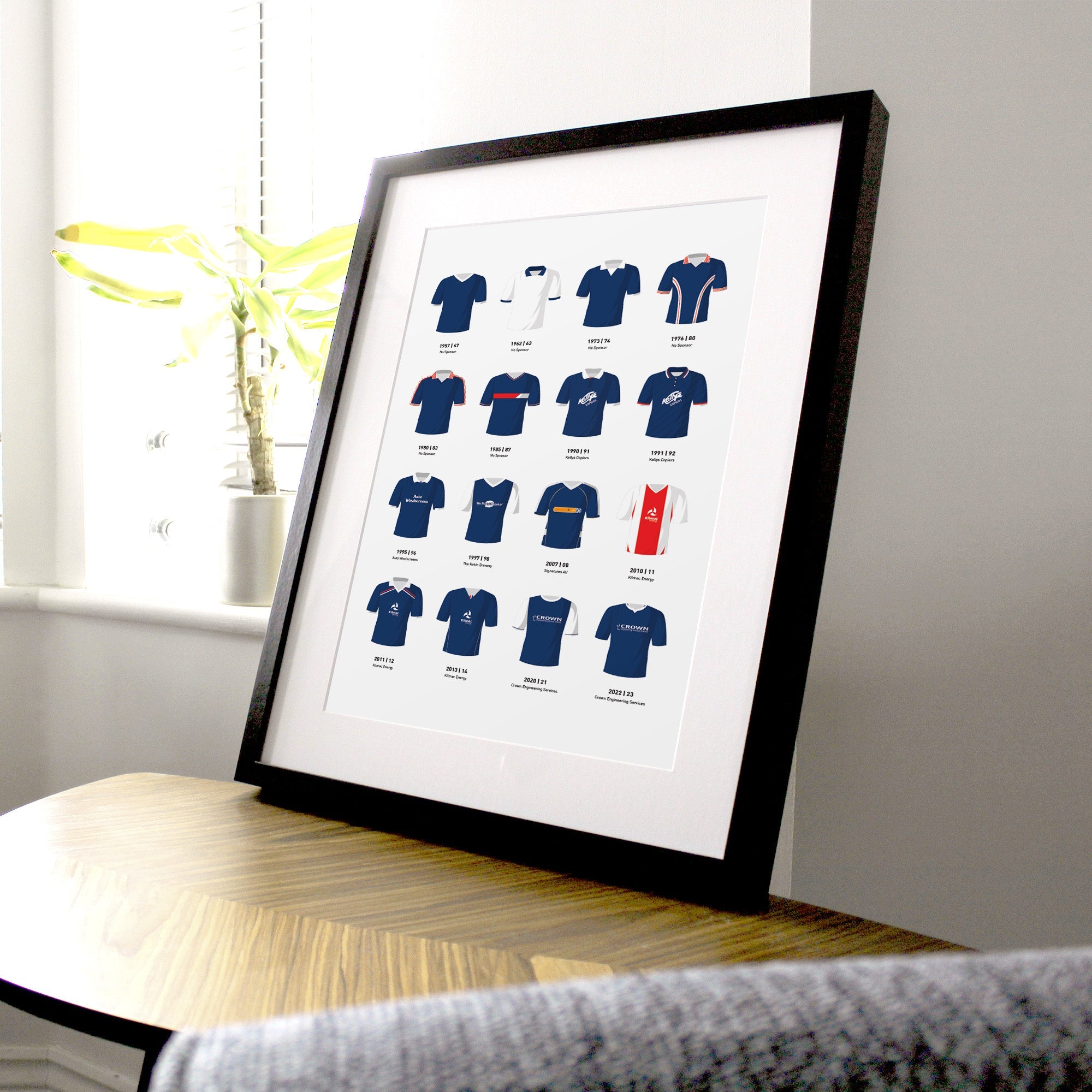 Dundee Classic Kits Football Team Print Good Team On Paper