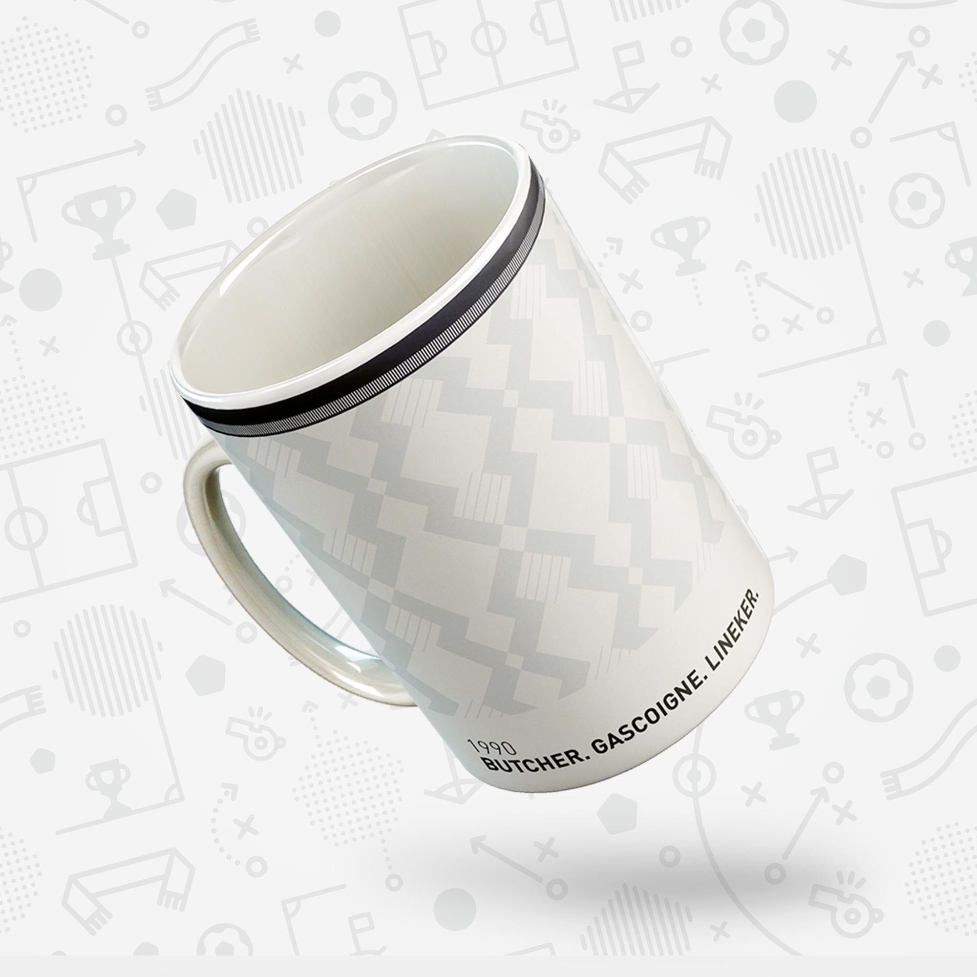 England 1990 'Better Days' Football Kit Mug Good Team On Paper
