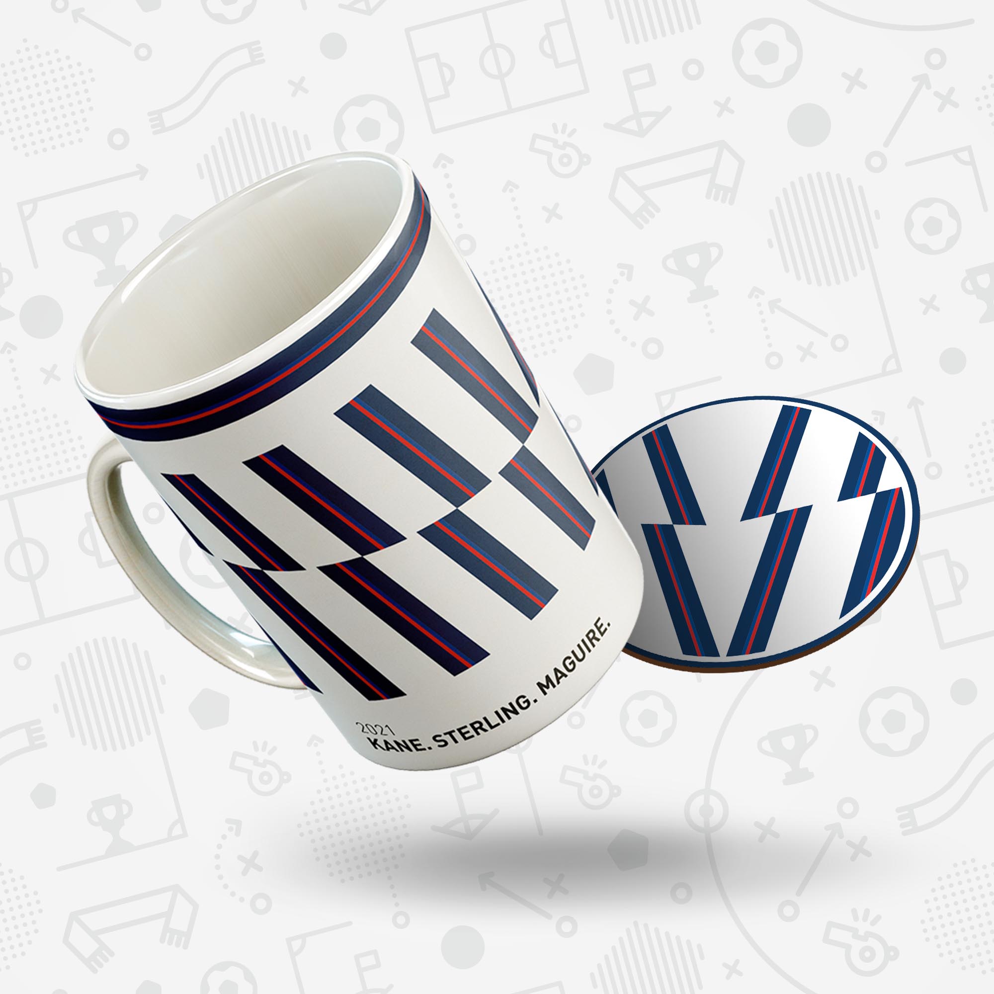 England 2021 'Better Days' Football Kit Mug Good Team On Paper